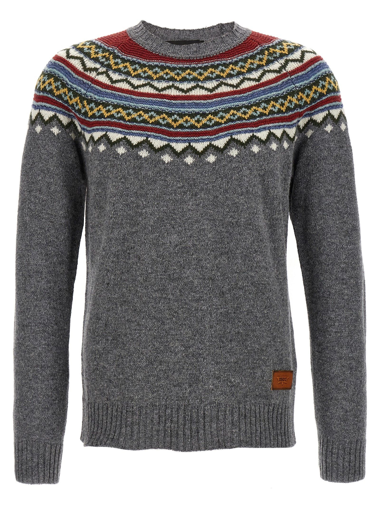 Dsquared2 Intarsia Sweater Size US XL / EU 56 / 4 - 1 Thumbnail