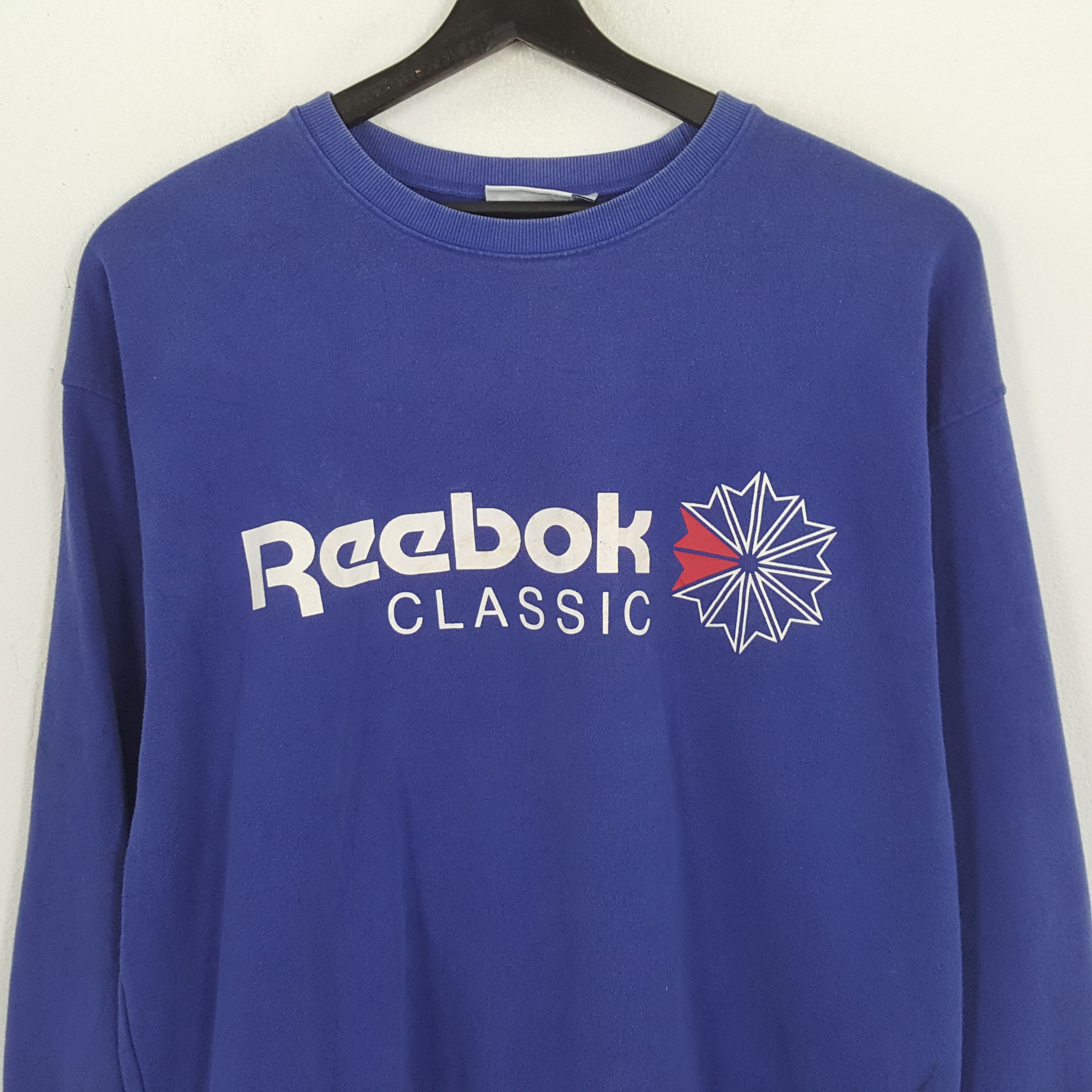 Reebok × Vintage REEBOK CLASSIC Center Spellout Design Sweatshirt Size US XL / EU 56 / 4 - 2 Thumbnail
