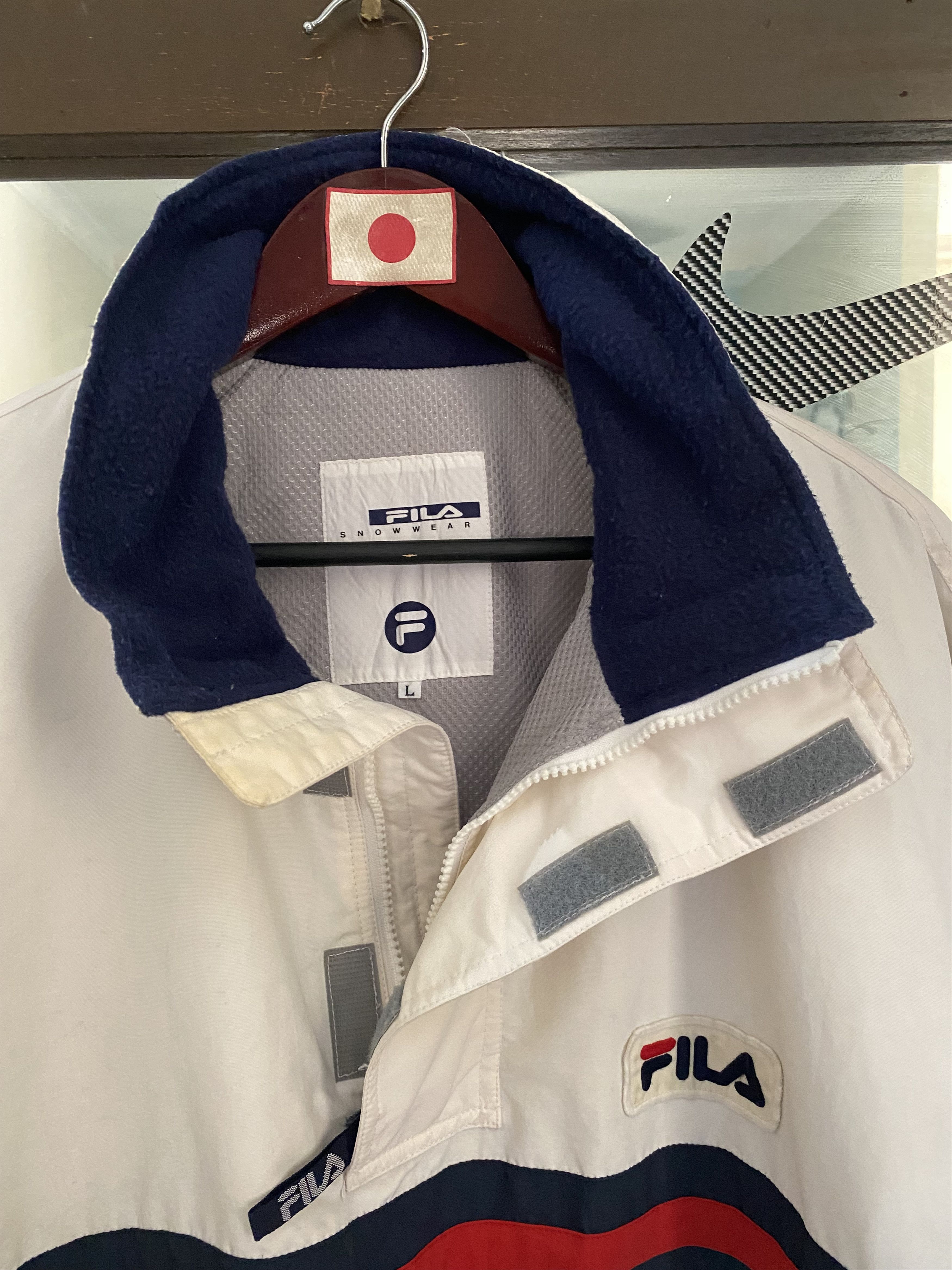 Fila Vintage Fila Swowwear Half Zip Jacket Size US L / EU 52-54 / 3 - 3 Thumbnail