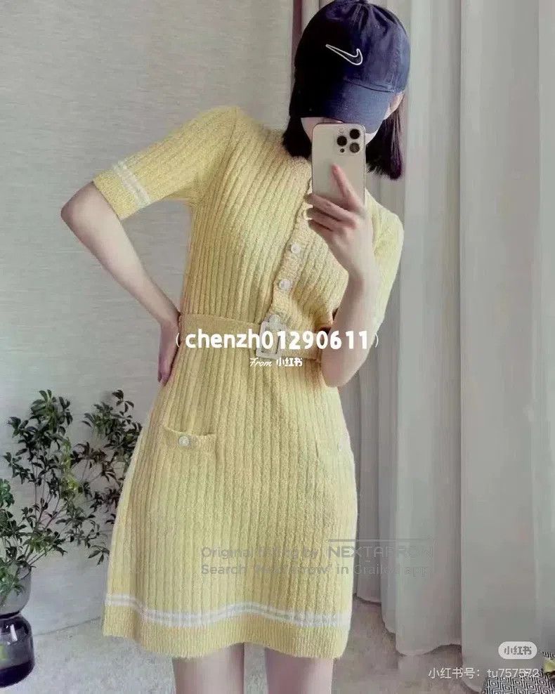 Chanel Chanel 22p yellow dress Size XS / US 0-2 / IT 36-38 - 8 Thumbnail