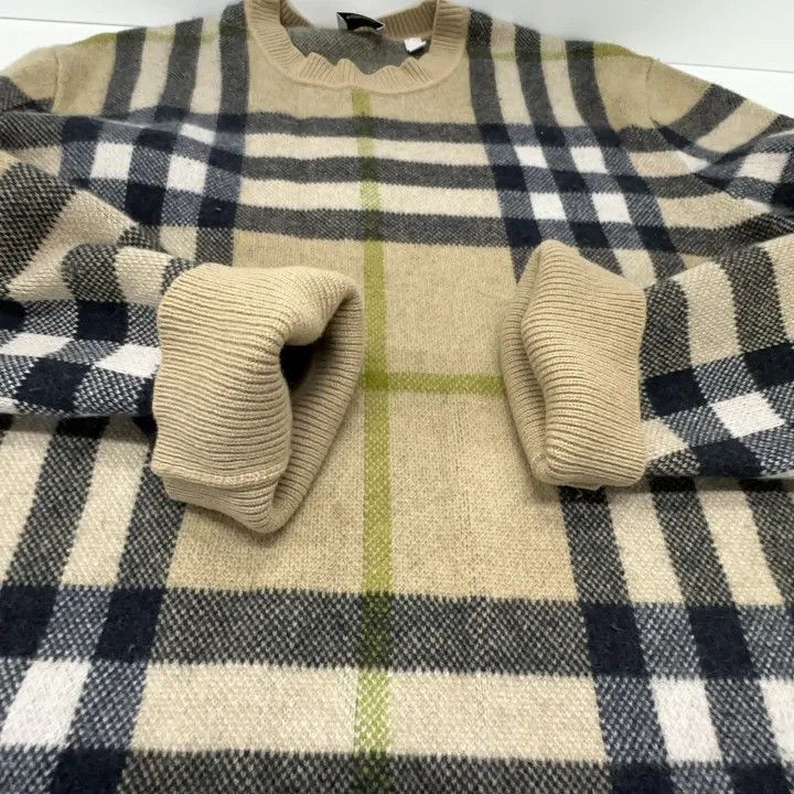 Burberry Burberry Burberry Classic Check Cashmere Sweater for Men-2 Size US XL / EU 56 / 4 - 8 Thumbnail