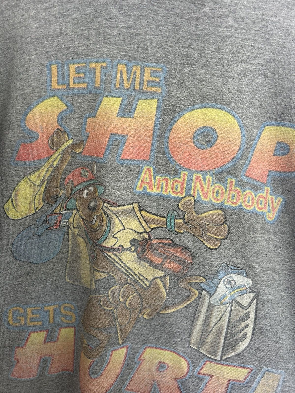 Vintage 2000 Scooby Doo ‘Let Me Shop & Nobody Gets Hurt’ Graphic Tee Size US L / EU 52-54 / 3 - 3 Thumbnail