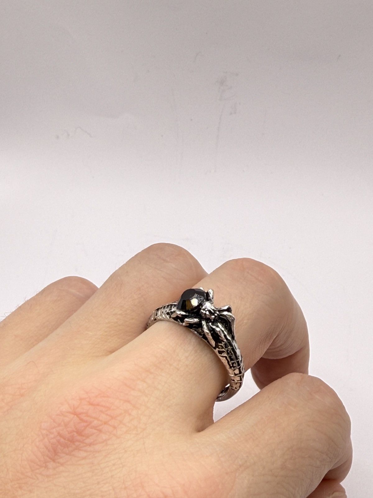 Seditionaries Alchemy spider ring 1997 biker/goth chrome erd Size ONE SIZE - 2 Thumbnail