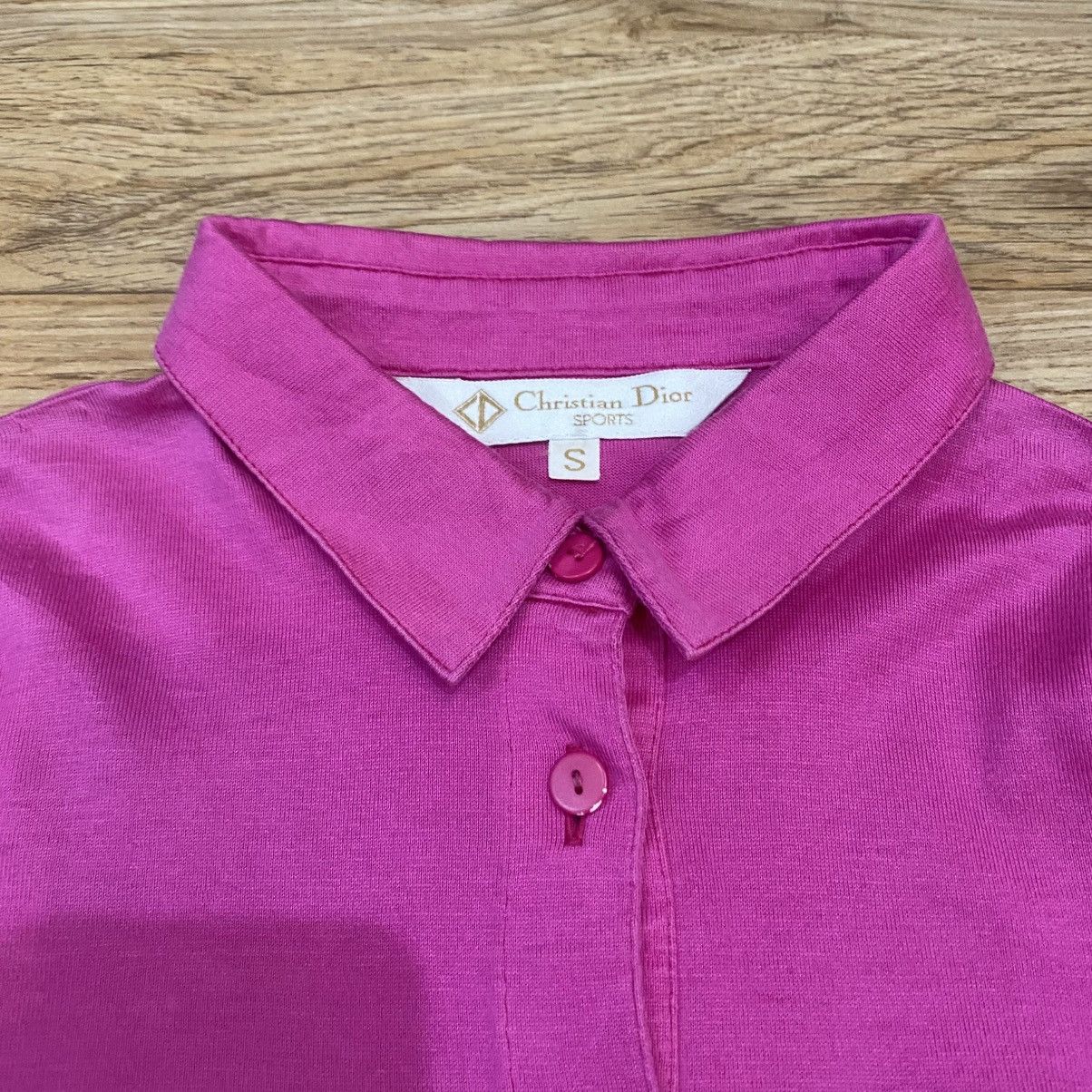 Christian Dior Monsieur Cristian Dior Sports Half Button Polo Long Sleeve Size S / US 4 / IT 40 - 6 Thumbnail