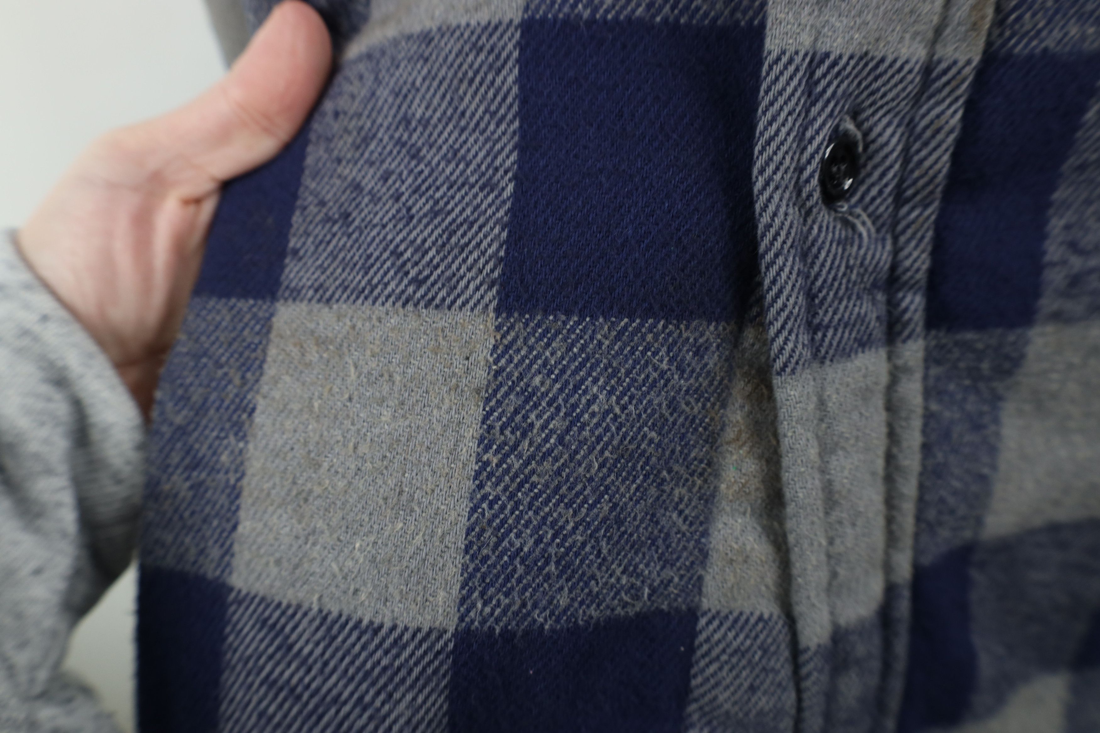 Vintage Vintage 90s Streetwear Flannel Button Shirt Jacket Jac USA Size US XXL / EU 58 / 5 - 4 Thumbnail
