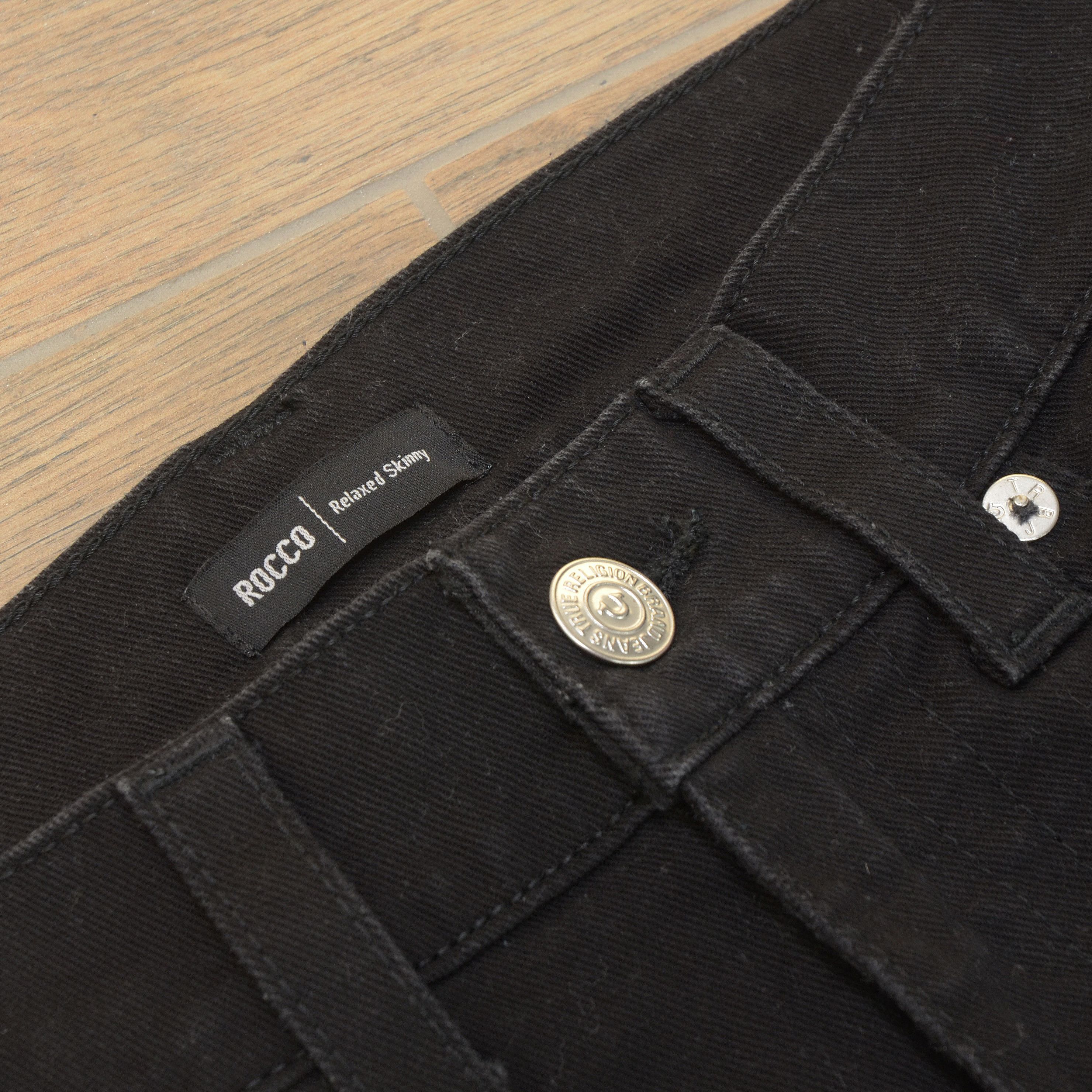 True Religion True Religion Rocco Relaxed Skinny jeans y2k black denim Size US 30 / EU 46 - 5 Thumbnail