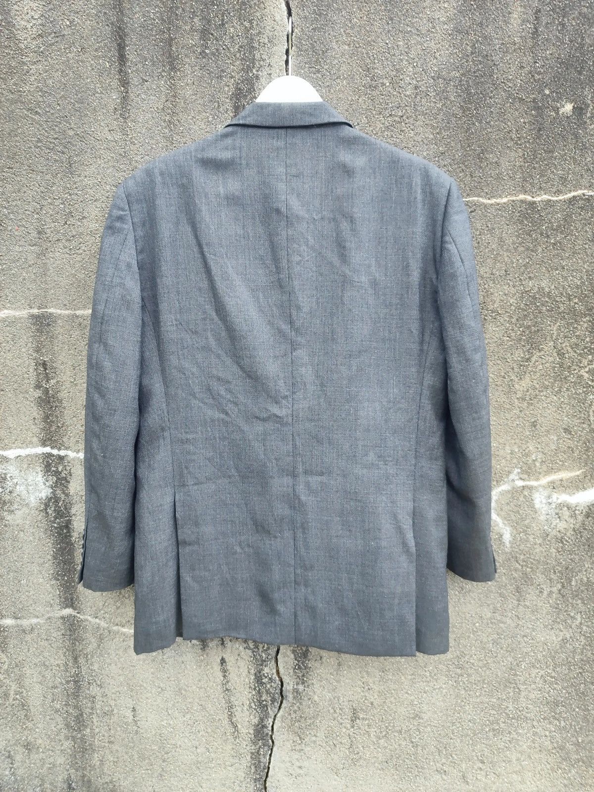 Japanese Brand × Kansai Yamamoto × Vintage Vintage Kansai Yamamoto Homme Grey Blazer – Size 40R Size 40R - 5 Thumbnail
