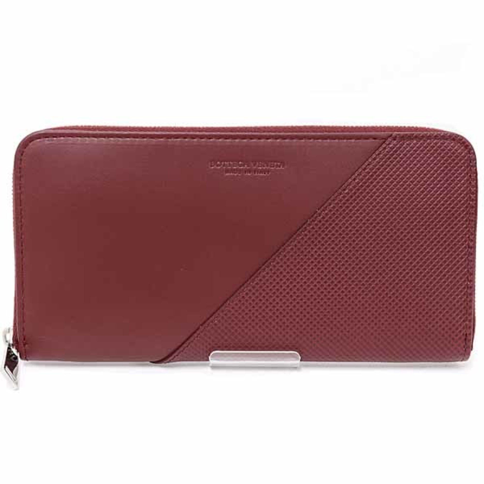 Bottega Veneta Bottega Veneta Marco Polo Zip-Around Wallet, Round Long 573431, Bordeaux Size ONE SIZE - 1 Thumbnail