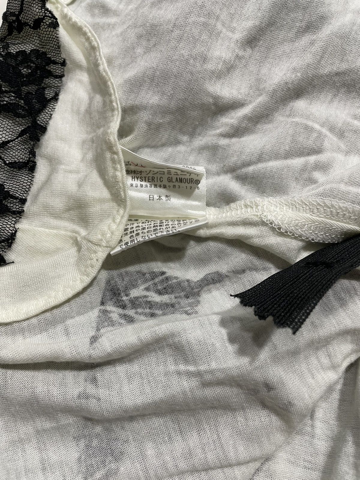 Andy Warhol × Hysteric Glamour Lace Lingerie Cami Top Size ONE SIZE - 6 Thumbnail