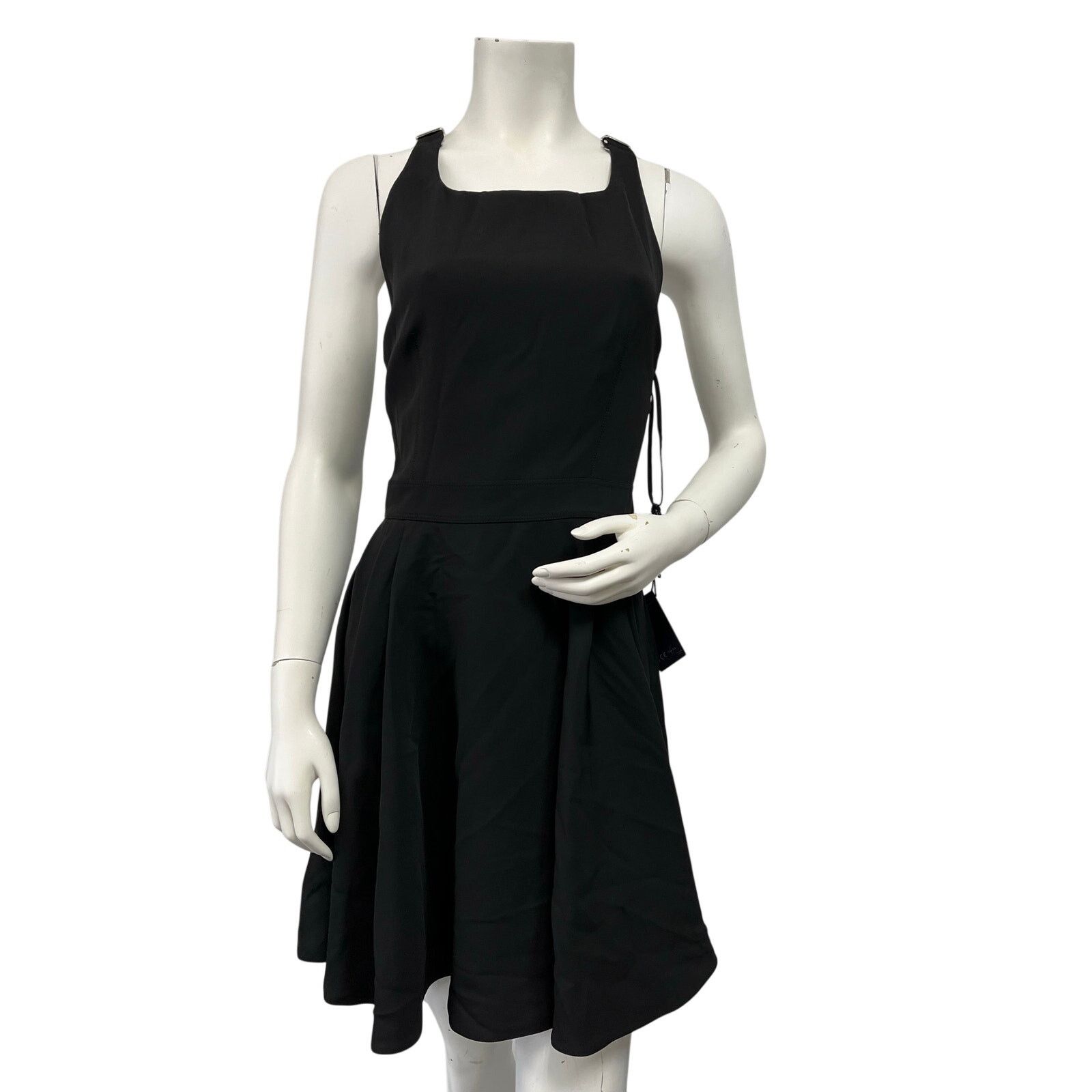 Prada Authentic Prada Triangle Logo Strappy Open Back Mini Dress Size S / US 4 / IT 40 - 3 Thumbnail