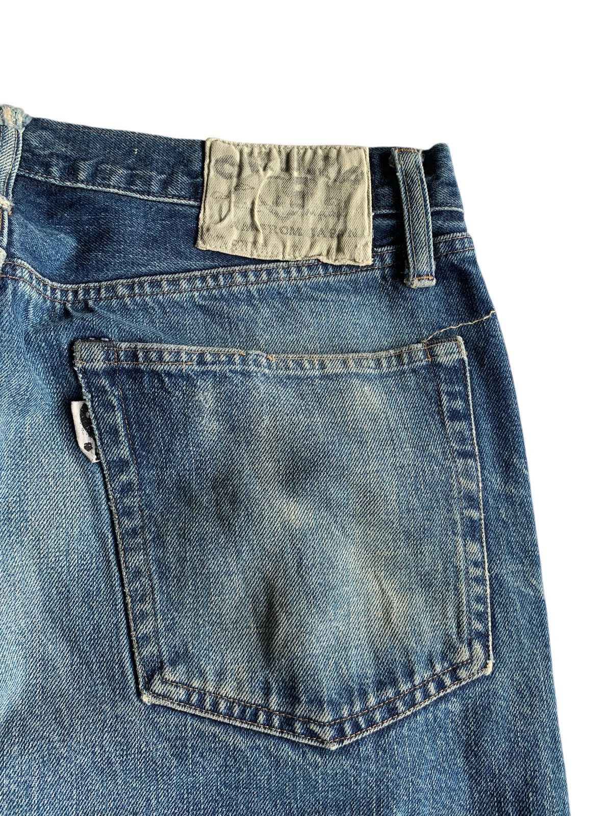 Japanese Brand × Kapital × Vintage Okura Hr Market Japanese Button Fly Selvedge Distressed Size US 34 / EU 50 - 11 Thumbnail