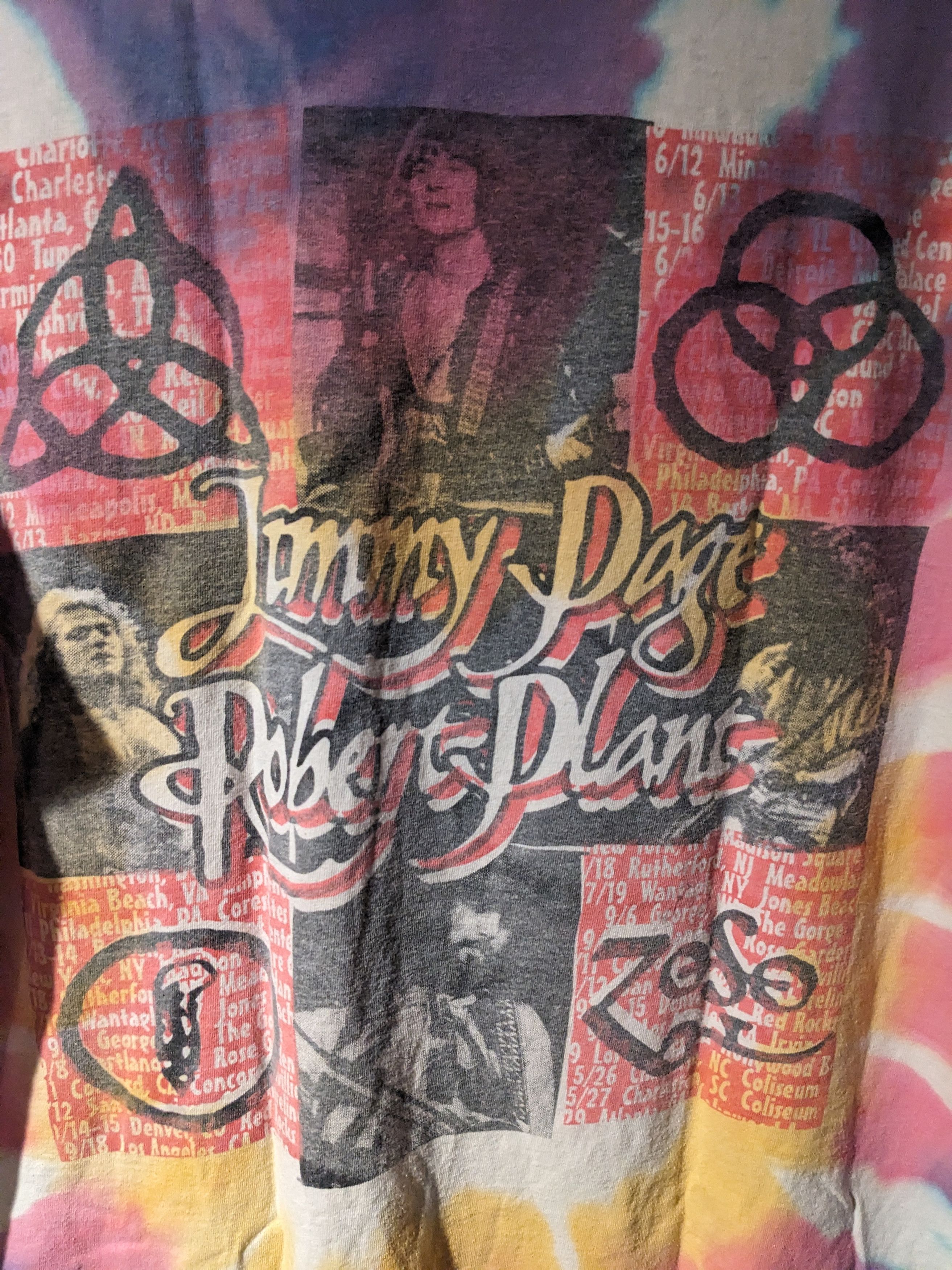 Band Tees × Vintage Vintage 90s Jimmy Page Robert Plant Walking T-Shirt Size US XL / EU 56 / 4 - 9 Thumbnail