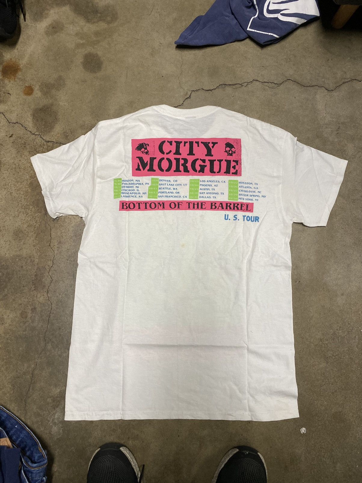City Morgue × Missing Since Thursday × Vlone City Morgue Bottom of the Barrel tour 2022 size M Size US M / EU 48-50 / 2 - 2 Thumbnail