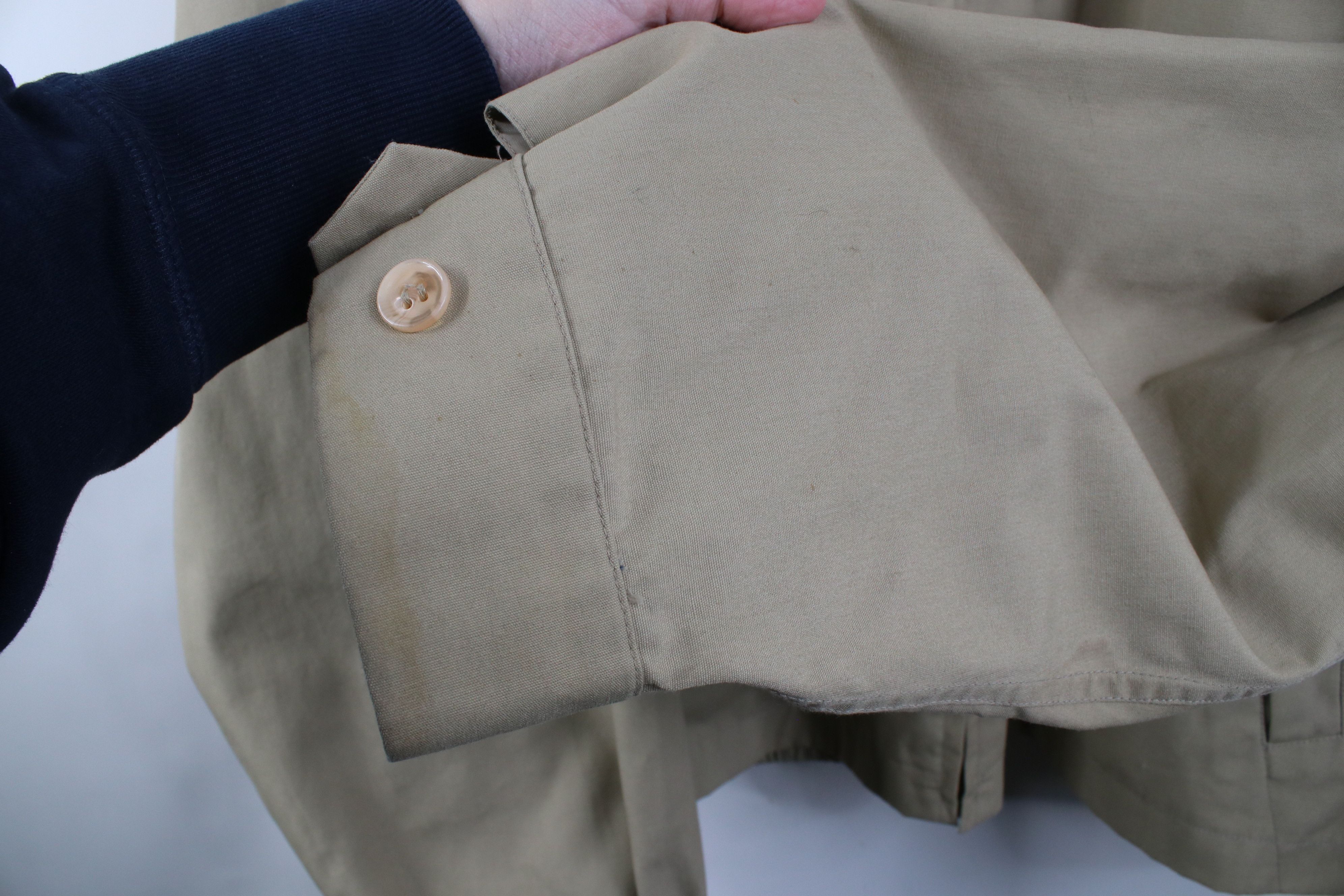 Vintage Vintage 70s Streetwear Canvas Cafe Racer Bomber Jacket Beige Size US XXL / EU 58 / 5 - 9 Thumbnail
