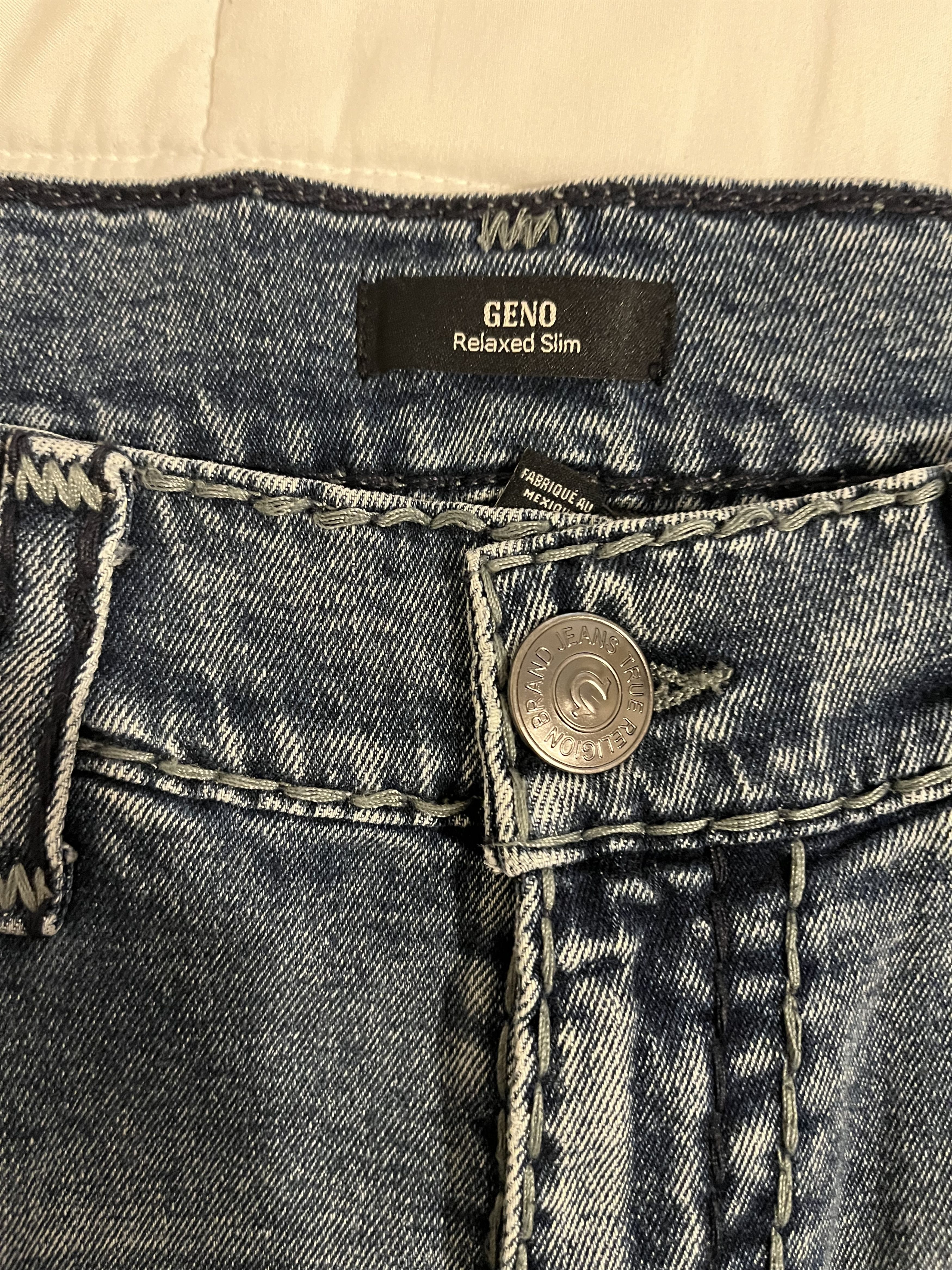 True Religion True Religion Geno Relaxed Slim Jeans Size US 38 / EU 54 - 9 Thumbnail