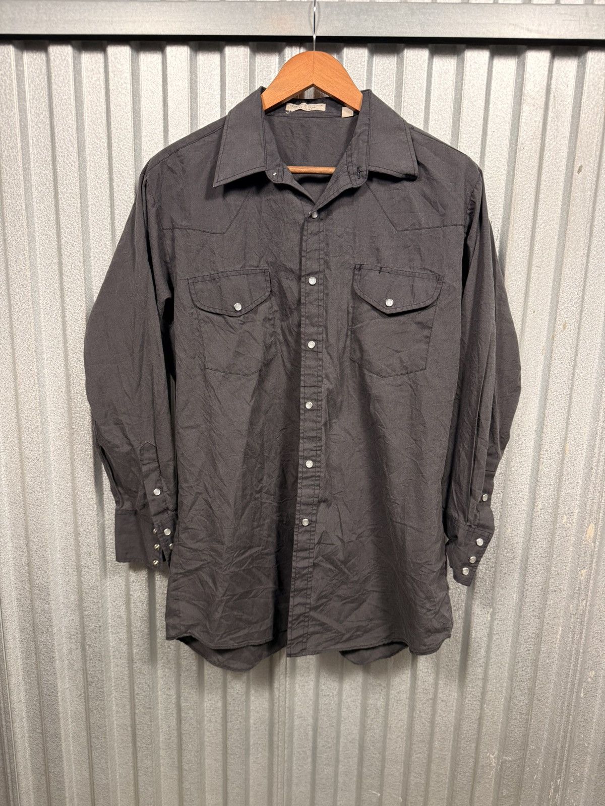 Other Vintage Classic Pearl Snap Western Button Up Shirt Size US L / EU 52-54 / 3 - 6 Thumbnail