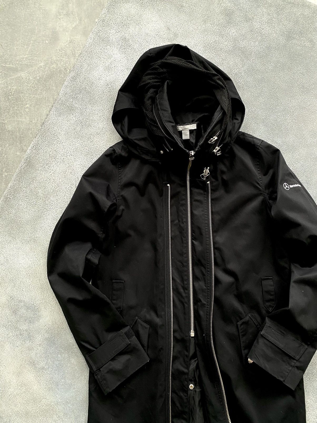 Adidas × Mercedes-Benz × Vintage Adidas SLVR Mercedes Triple Hooded Coat Jacket Size US S / EU 44-46 / 1 - 7 Thumbnail