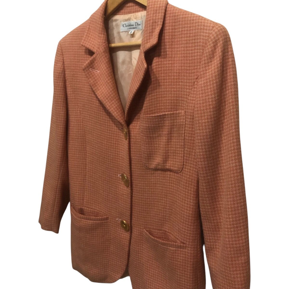 Christian Dior Monsieur × Dior Christian Dior Coordonnes Wool Check Tweet Blazer Size S / US 4 / IT 40 - 3 Thumbnail