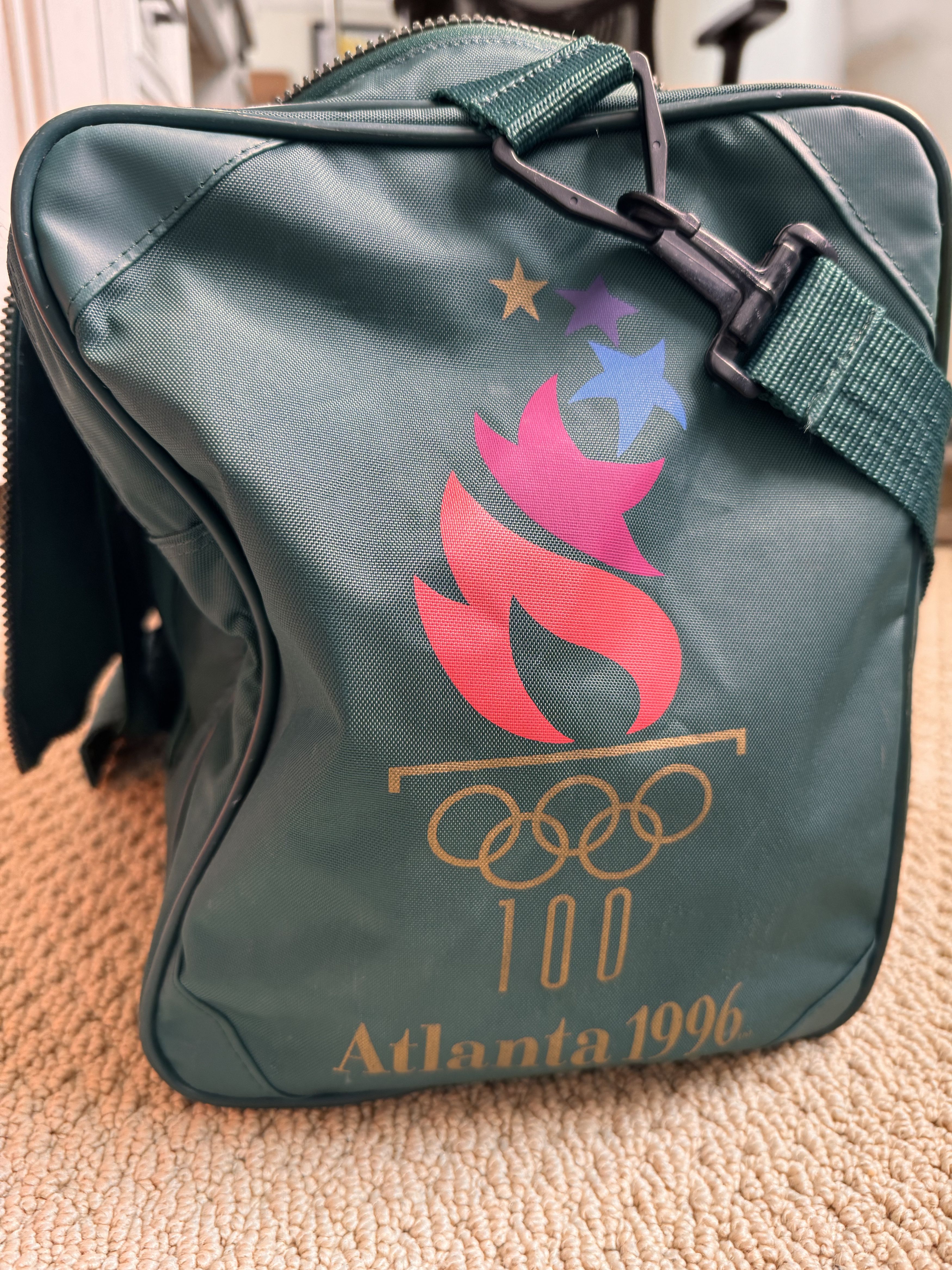 Vintage 1996 ATLANTA OLYMPIC GAMES DUFFLE BAG Size ONE SIZE - 3 Thumbnail