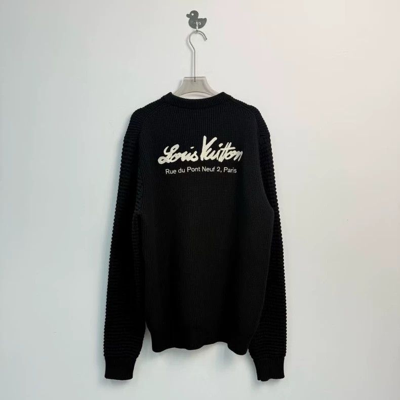 Louis Vuitton Grassy Embroidery on Back sweater 2501-Nextar