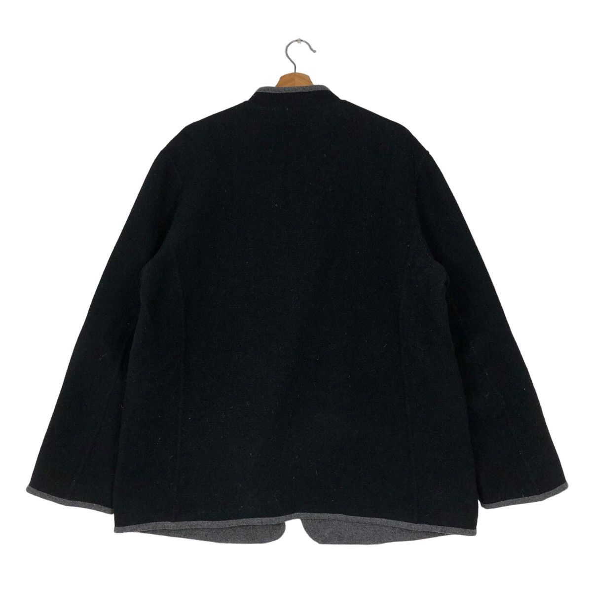 Japanese Brand 🔥Vintage Wool Work Jacket Button Karl Helmut Big Logo Size US M / EU 48-50 / 2 - 8 Thumbnail