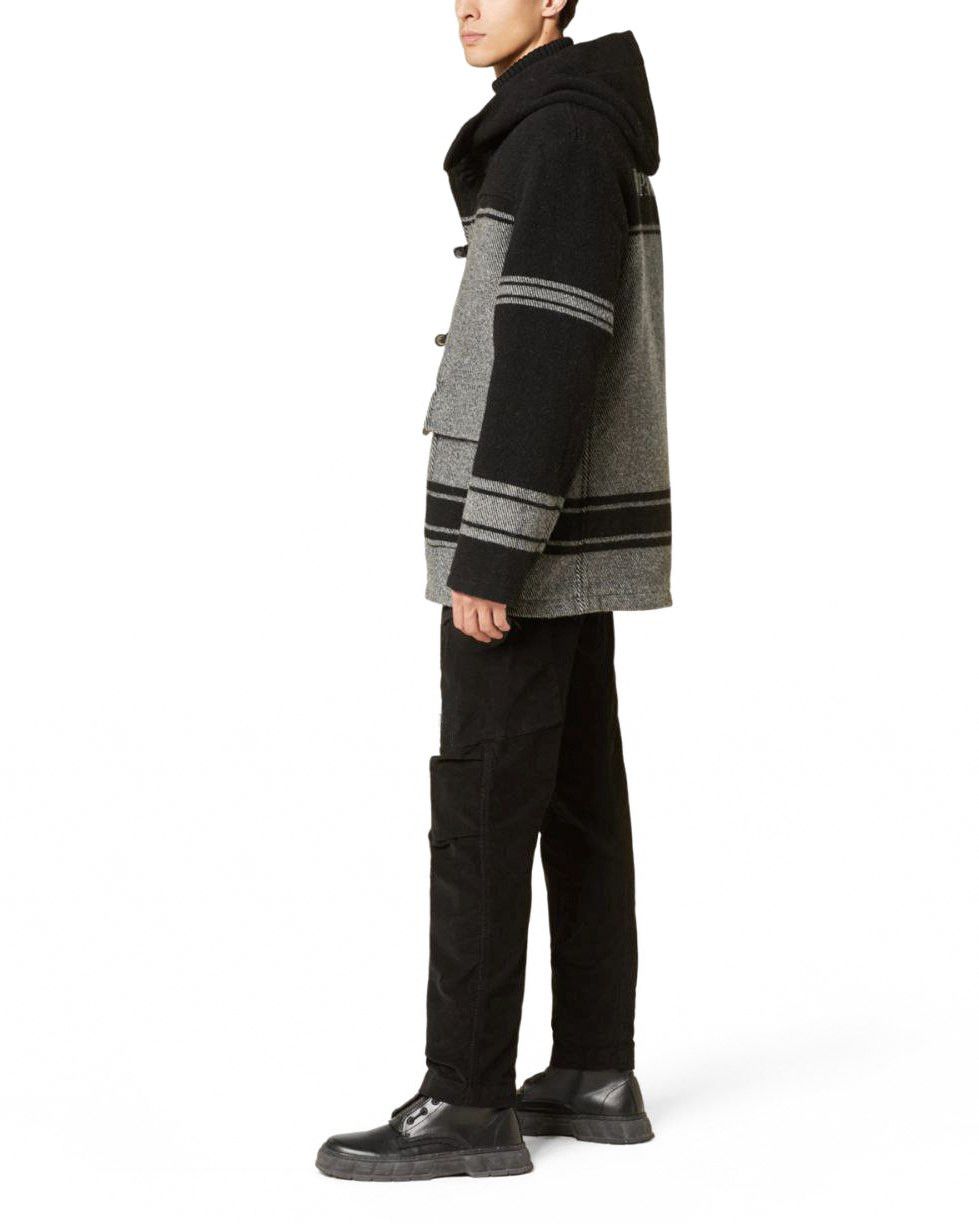C.P. Company C.P. COMPANY Duffel Jacquard Striped Woolen Coat Size US M / EU 48-50 / 2 - 5 Thumbnail