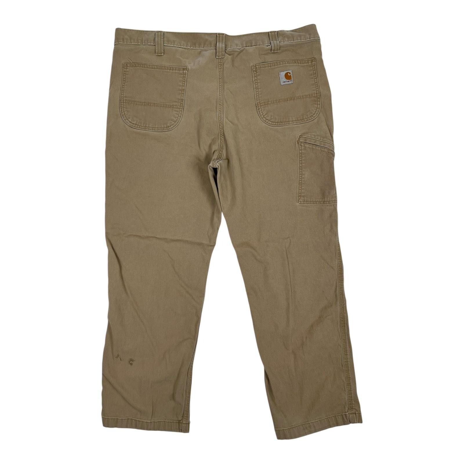 Carhartt Carhartt Pants Mens 40x30 Tan Relaxed Fit Workwear Utility H Size US 40 / EU 56 - 1 Thumbnail