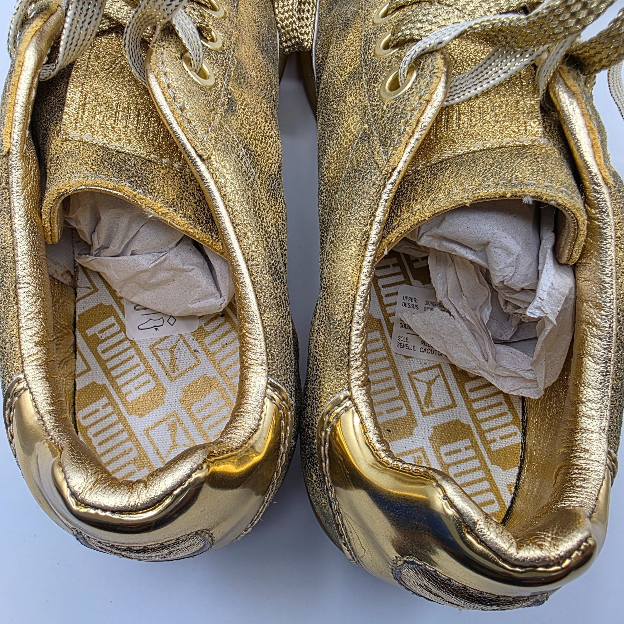 Puma Puma Match Lo Gold Womens Size 8.5 Sneaker Shoes Casual Walk Size US 8.5 / IT 38.5 - 6 Thumbnail