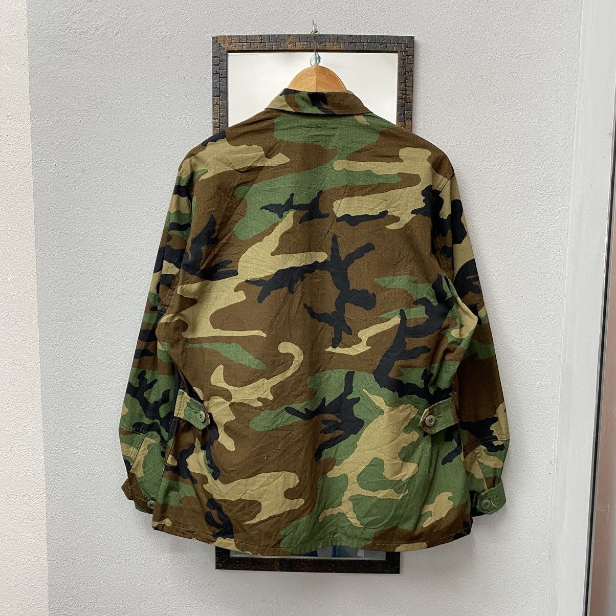 Vintage Deadstock Vintage 80s US Military Woodland Camouflage Jacket Size US M / EU 48-50 / 2 - 7 Thumbnail