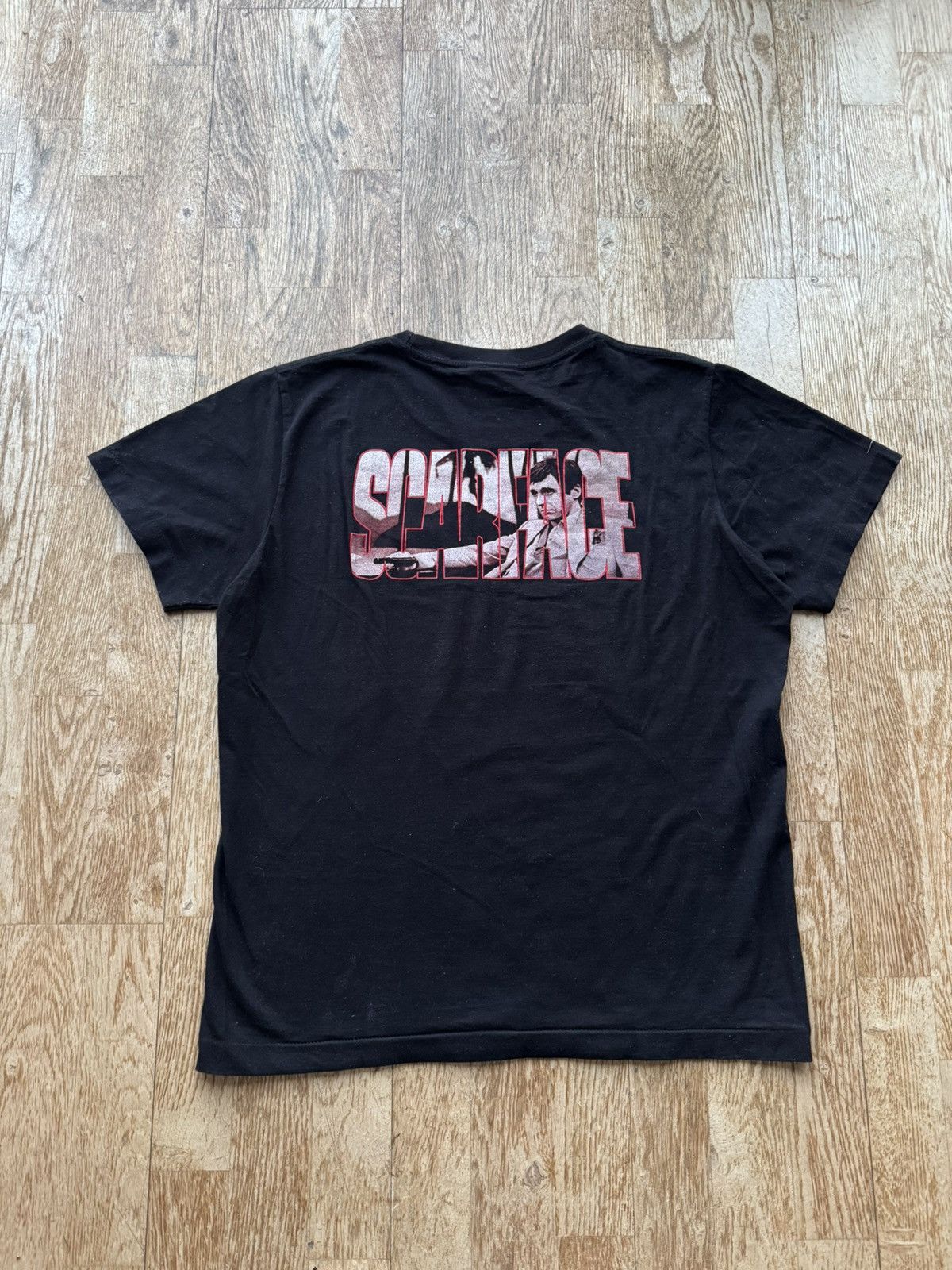 Vintage RARE SCARFACE AL PACINO MOVIE VINTAGE TEE SHIRT Size US M / EU 48-50 / 2 - 2 Thumbnail