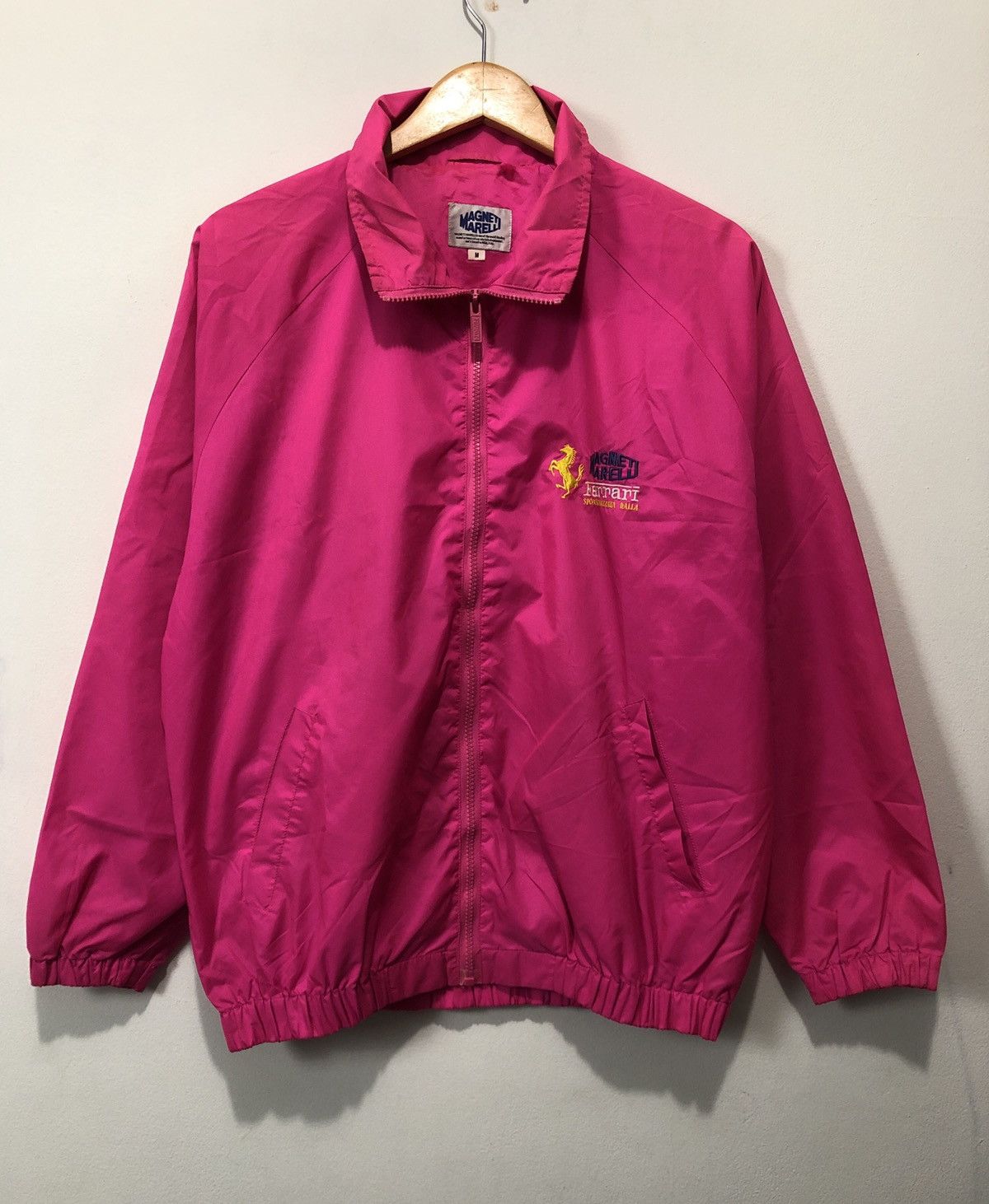 ジャケット・アウター 90s Ferrari MAGNETI MARELLI Jacket Ferrari Agip Magneti Marelli Bridgestone Vintage Racing Bomber