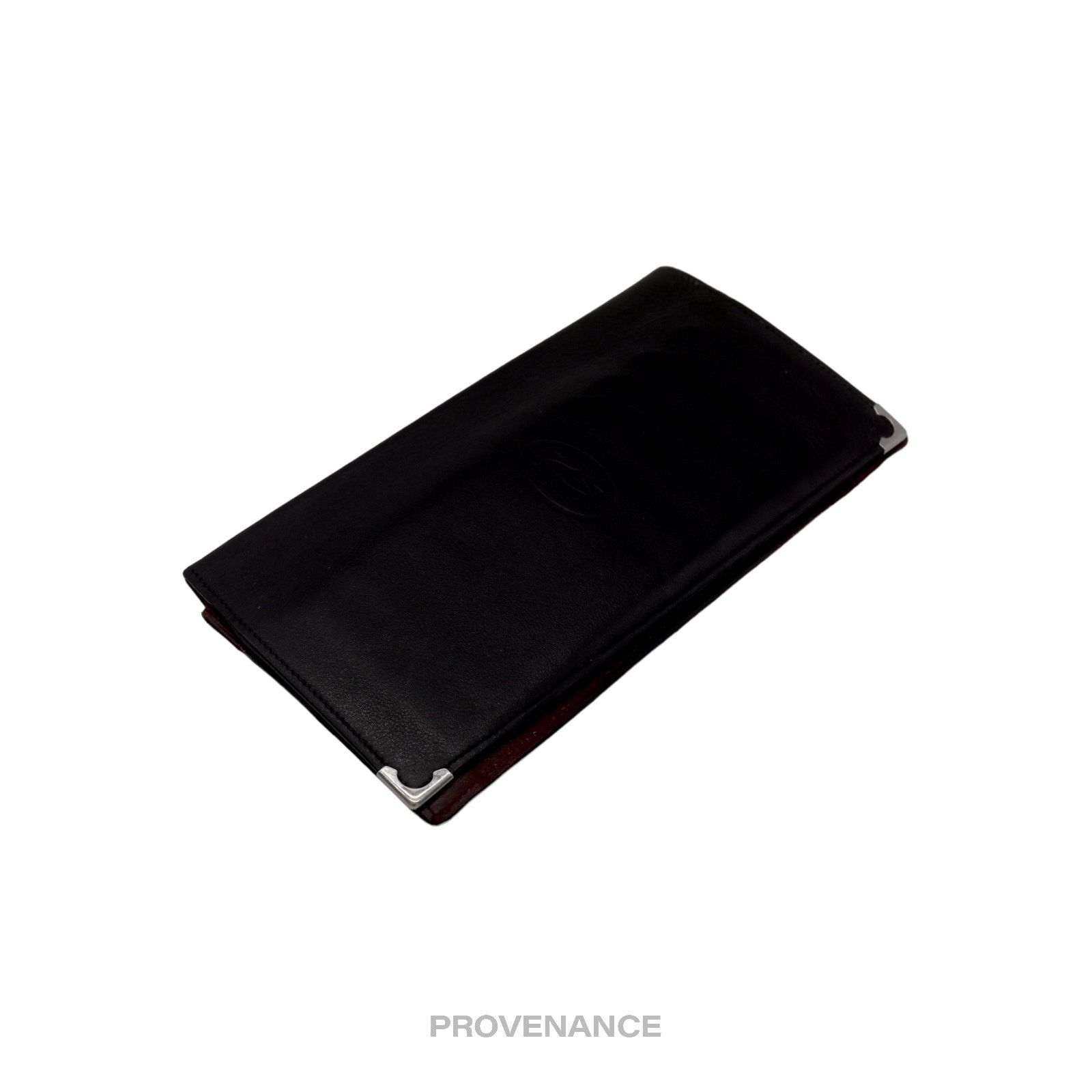 Cartier 🔴 Cartier Long Wallet - Black Calfskin Leather Size ONE SIZE - 6 Thumbnail