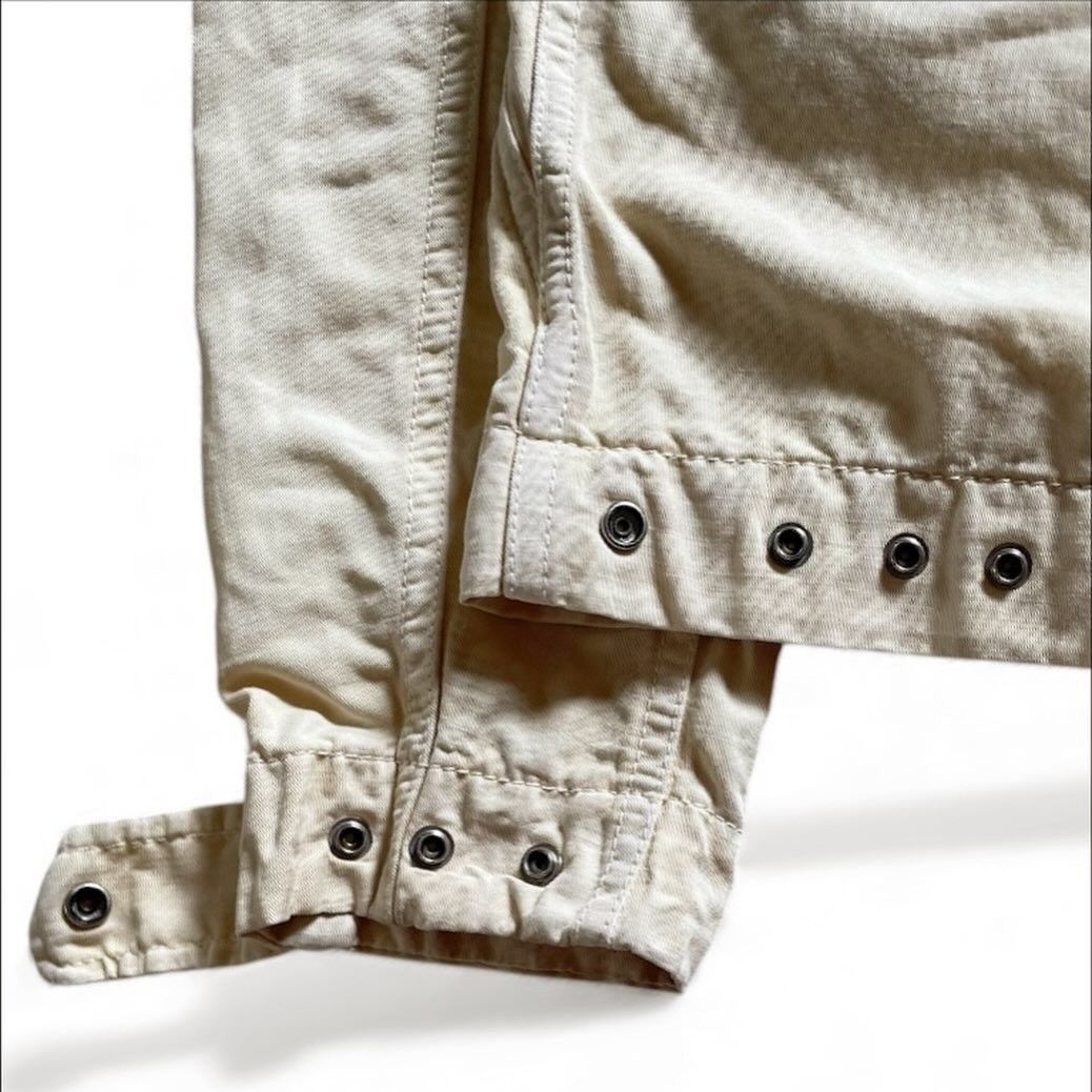 Prada 00’s Prada Sport Cotton/Linen Eyelet Work Jacket Size US M / EU 48-50 / 2 - 3 Thumbnail