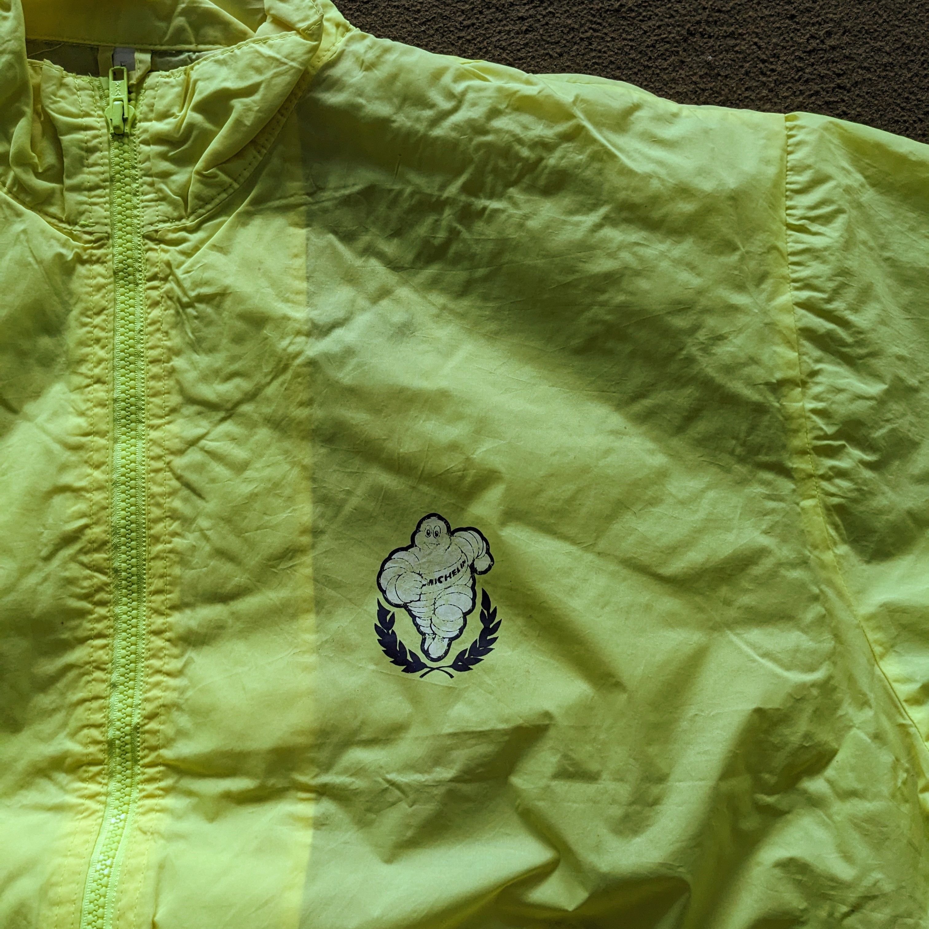 Vintage Vintage MICHELIN Tyres Racing Windbreaker Jacket Size US L / EU 52-54 / 3 - 3 Thumbnail