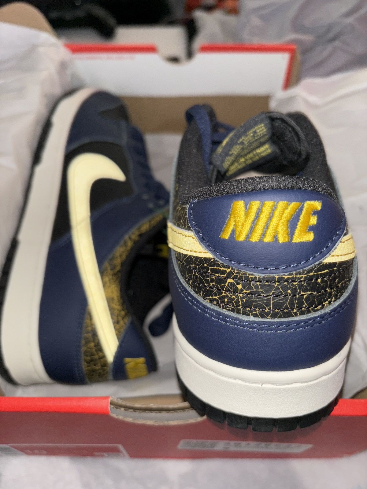 Nike Nike Dunk Low Vintage Michigan 2024 Size US 10 / EU 43 - 5 Thumbnail