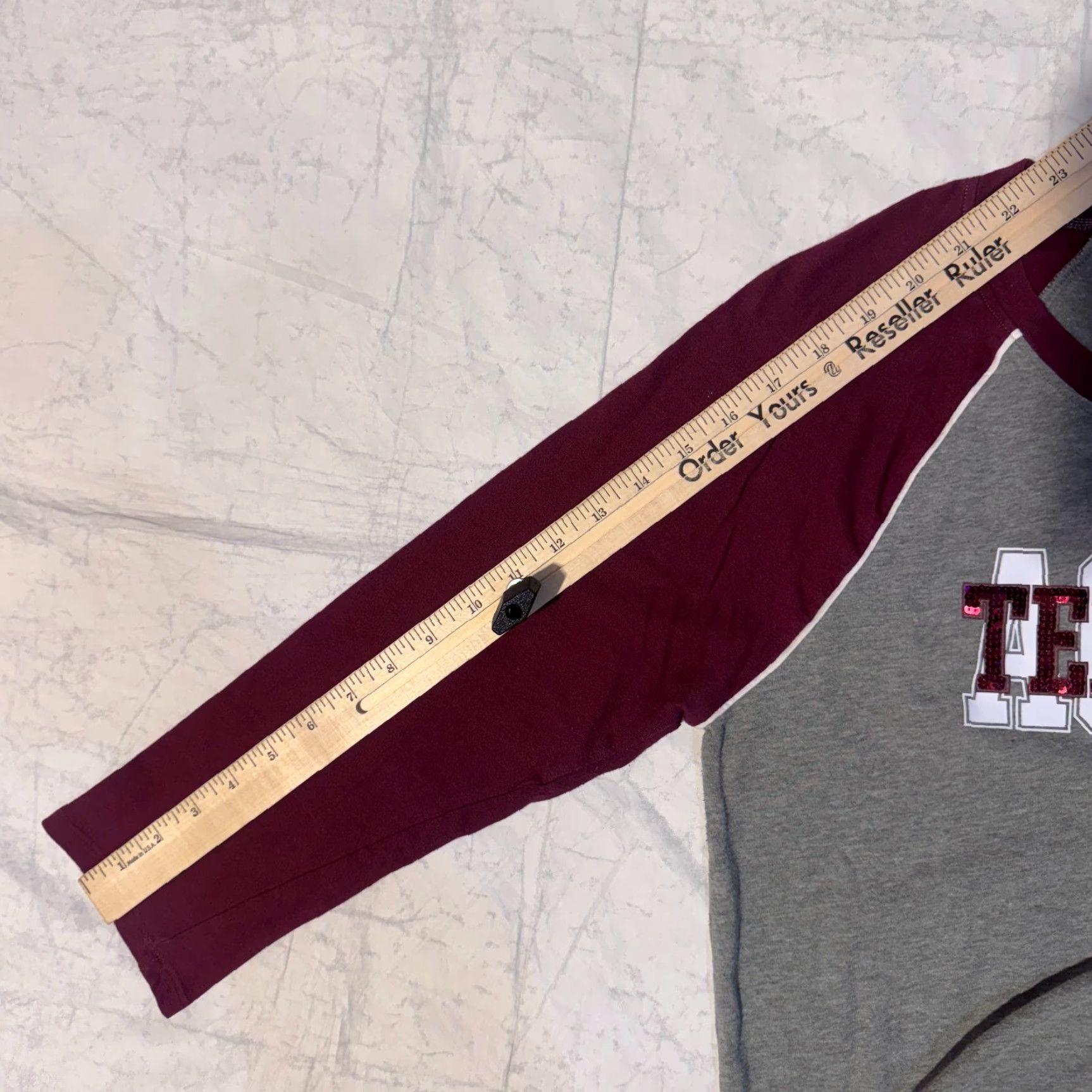 Victoria's Secret Victoria's Secret PINK Texas A&m Aggies Sequin Tshirt L Casual Logo T-Shirt Gray Short Sleeve Crew Neck Size L / US 10 / IT 46 - 5 Thumbnail