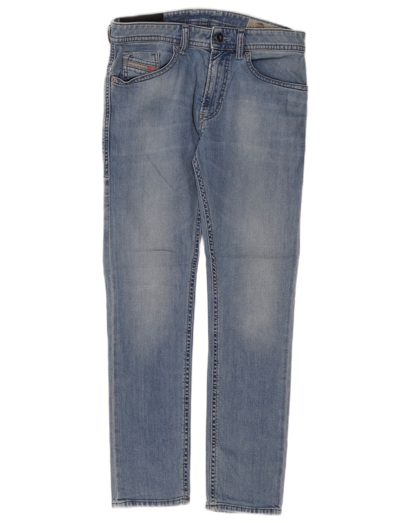 Diesel Womens Thommer Slim Skinny Jeans W28 L30 Blue Cotton Size 24" / US 00 / IT 34 - 1 Thumbnail