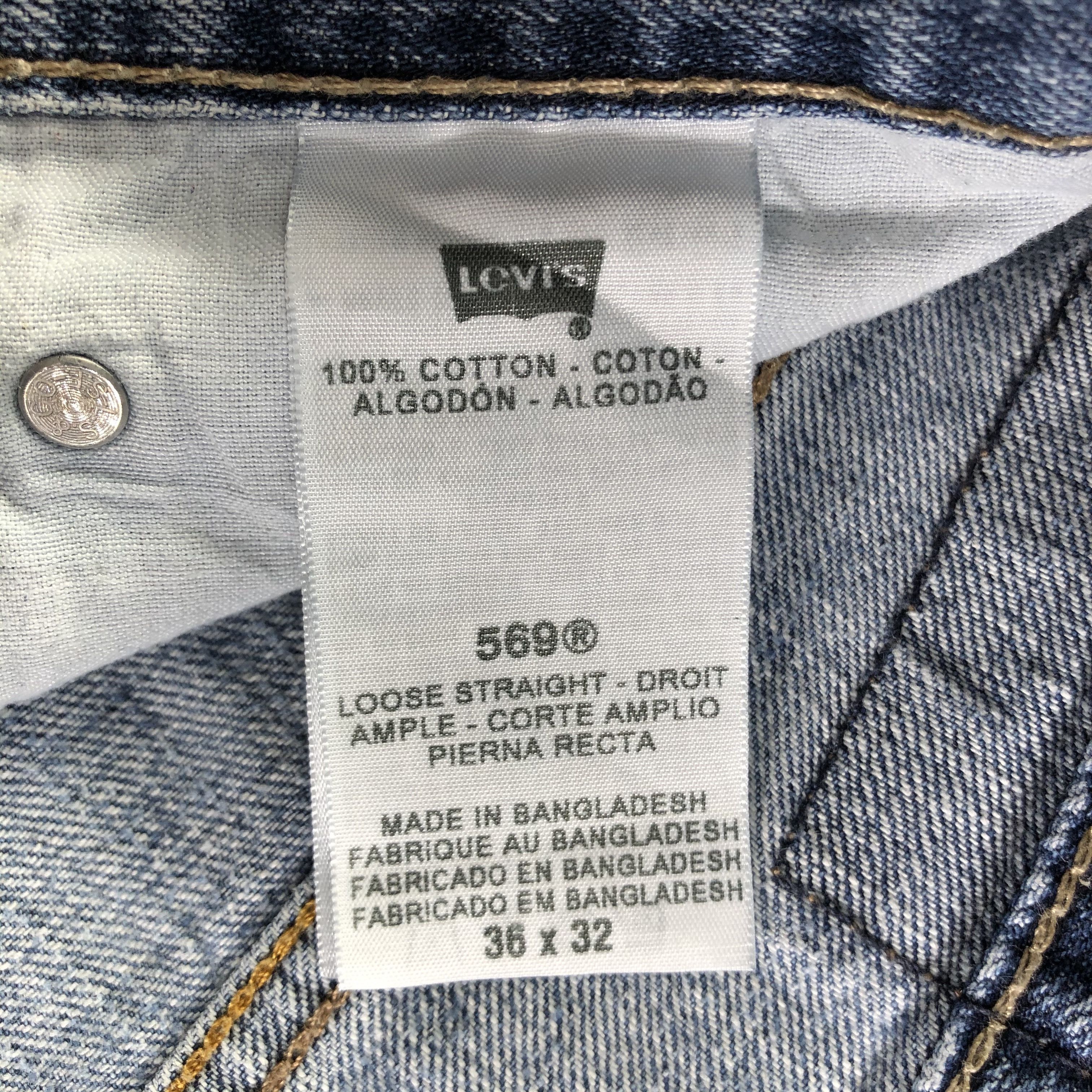 Levi's Vintage Blue Wash Levis 569 Jeans-J3450 Size US 39 - 10 Thumbnail