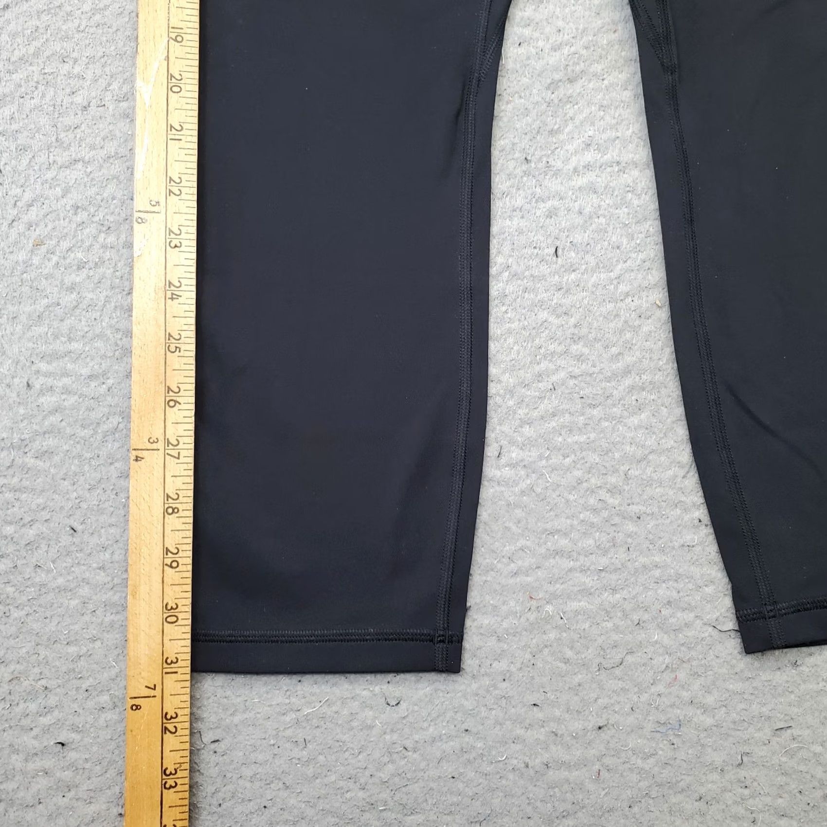Vintage CRZ YOGA Leggings Womens 12 Black Athletic Fit Gym-Training High Waist Sports Shaping Size 34" / US 12 / IT 48 - 3 Thumbnail