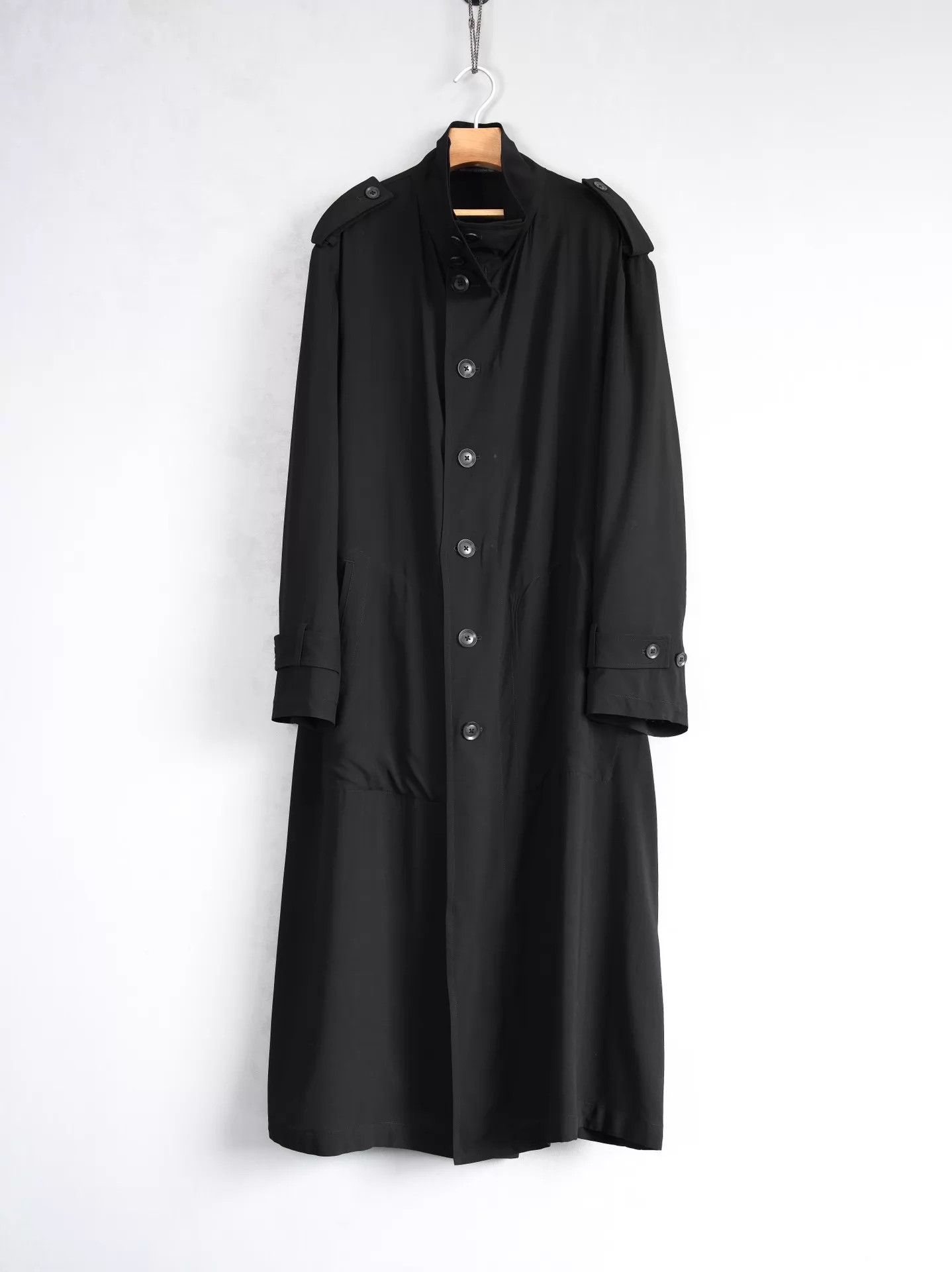 Yohji Yamamoto Yohji Yamamoto 22SS 2-Layer Military Deconstructed Black Size US S / EU 44-46 / 1 - 4 Thumbnail