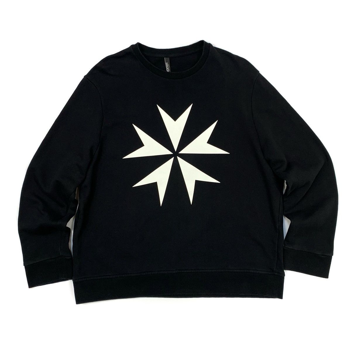 Neil Barrett Neil Barrett Military Star Sweatshirt Black Logo Size XXL Size US XXL / EU 58 / 5 - 1 Thumbnail