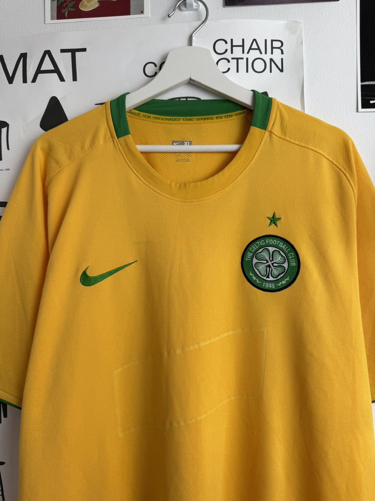 Nike × Vintage Nike Celtic Glasgow 08/09 away jersey t-shirt XL football y2k Size US XL / EU 56 / 4 - 3 Thumbnail