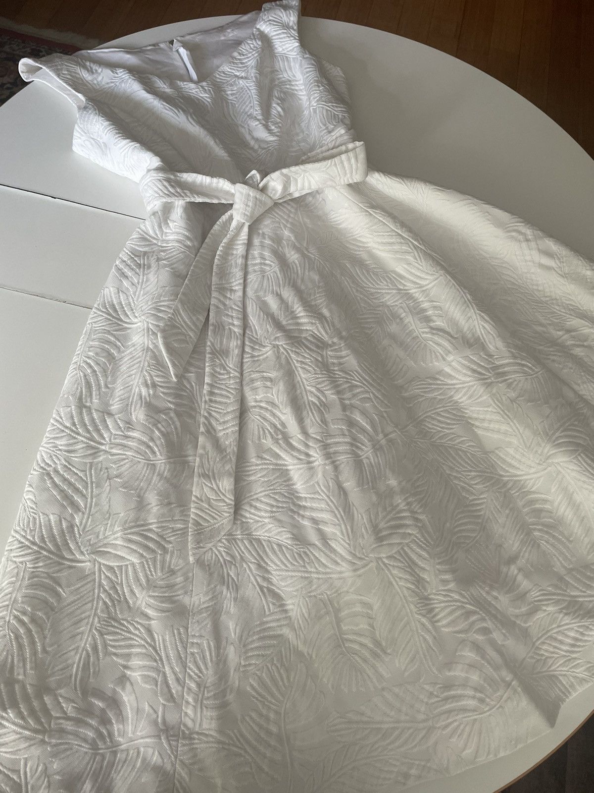 Karen Millen White taffeta dress, size 16( UK), Karen Millen, the new Size M / US 6-8 / IT 42-44 - 16 Thumbnail