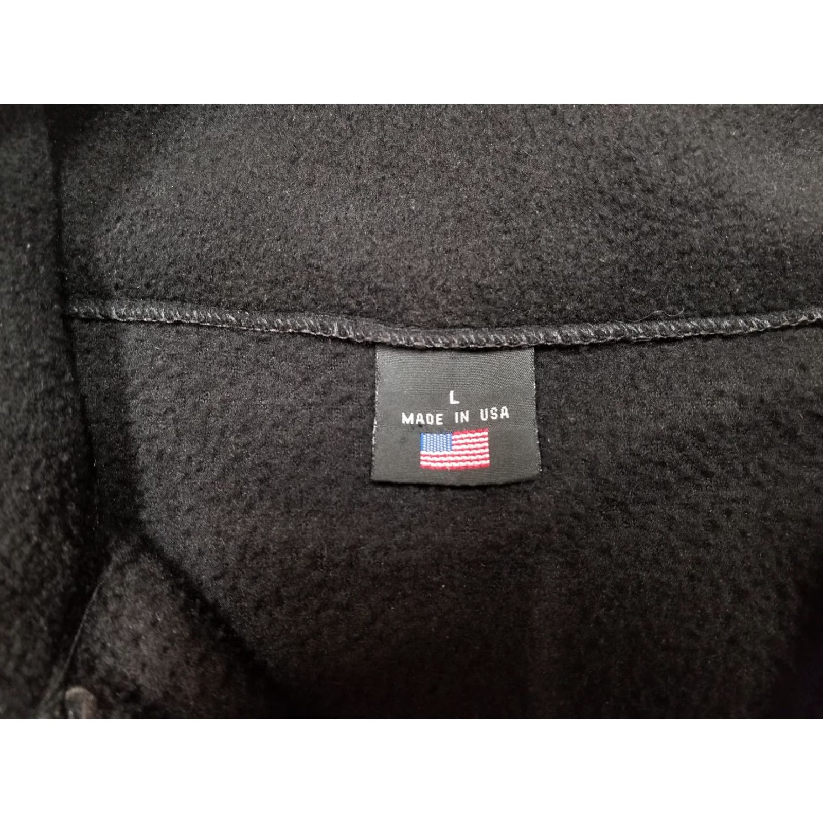 Vintage VINTAGE Olympic USA Fleece Jacket Mens Large Black Polyester Full Zip Casual USA Size US L / EU 52-54 / 3 - 4 Thumbnail