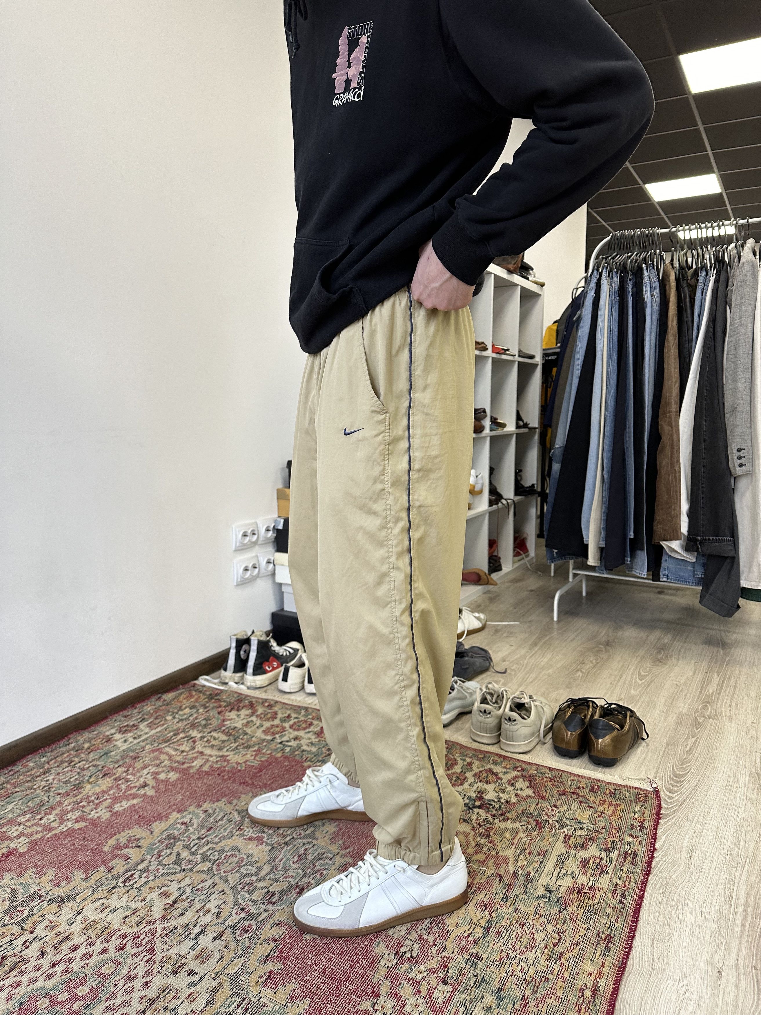 Nike × Vintage Nike y2k Vintage Nylon Track Pants 5621AC Size US 32 / EU 48 - 3 Thumbnail