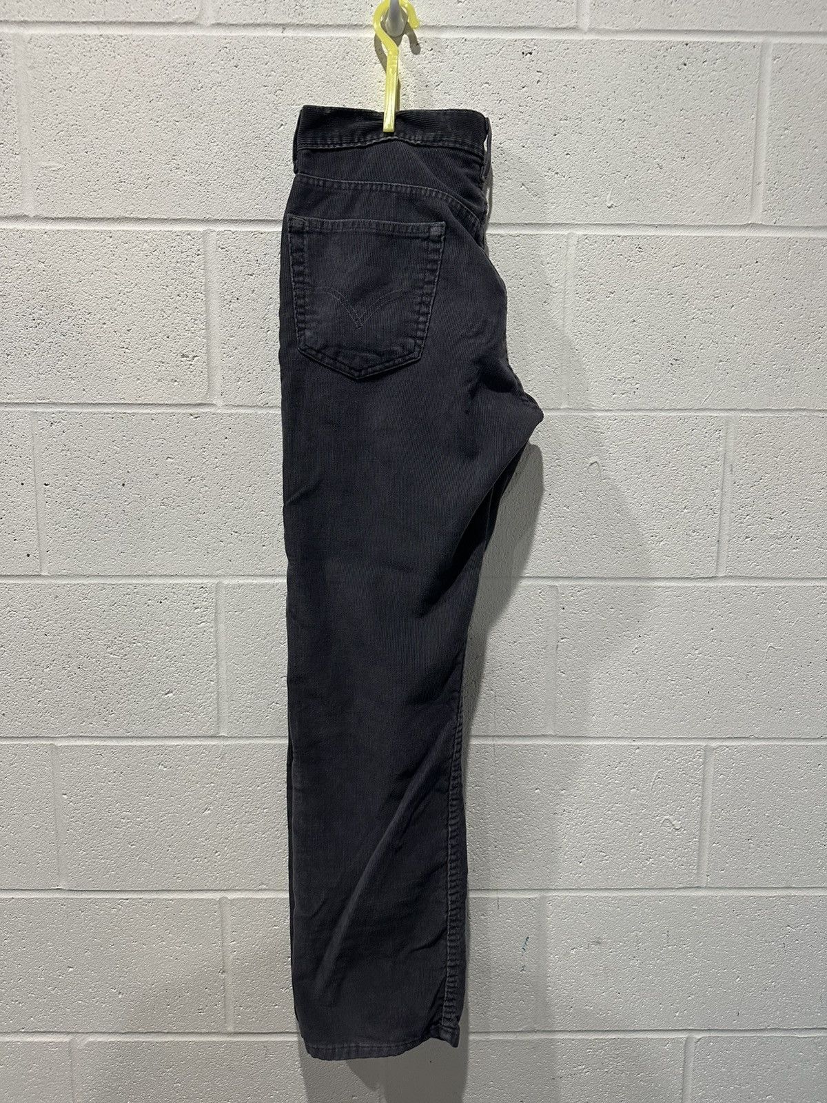 Levi's Levi’s 505 Corduroy Pants Black Regular Vintage Y2K Cords Size US 34 / EU 50 - 2 Thumbnail