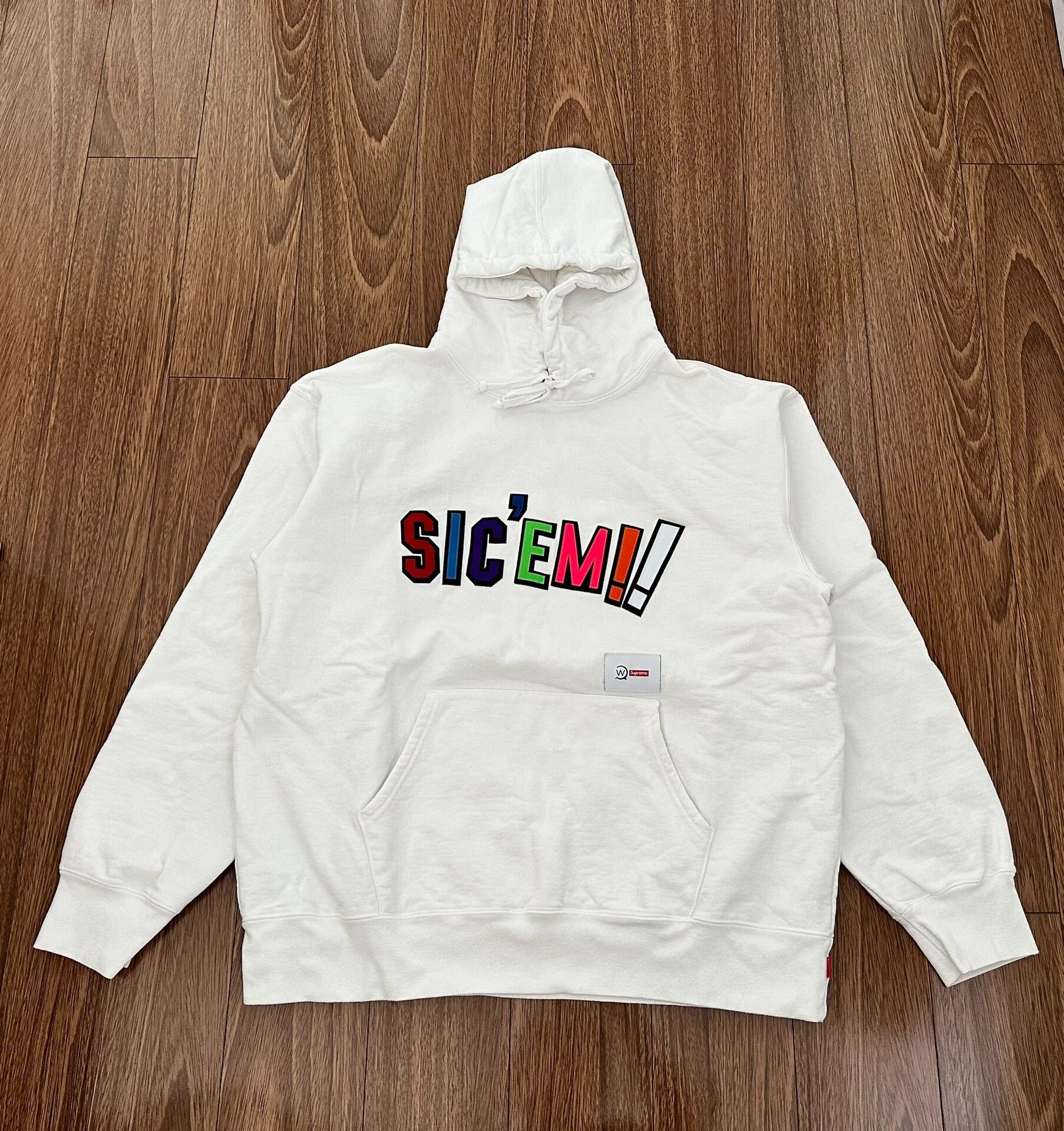 Supreme supreme x wtaps hooded sweatshirt in white Size US XL / EU 56 / 4 - 1 Thumbnail