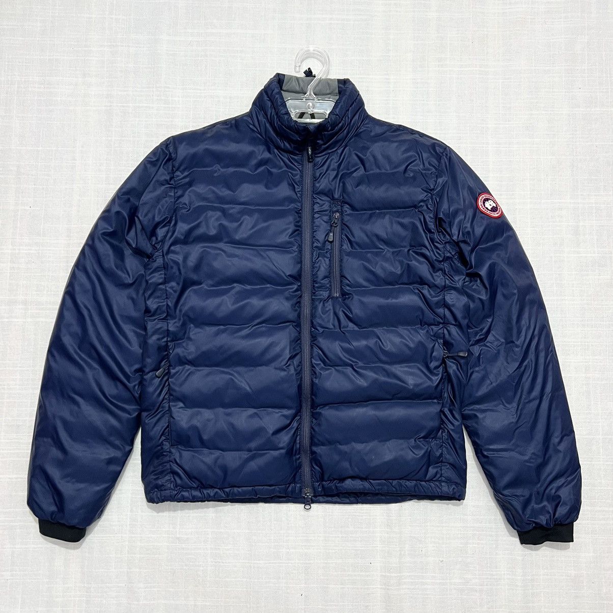 image of Canada Goose Lodge Down Jacket in Navy, Men's (Size Medium)