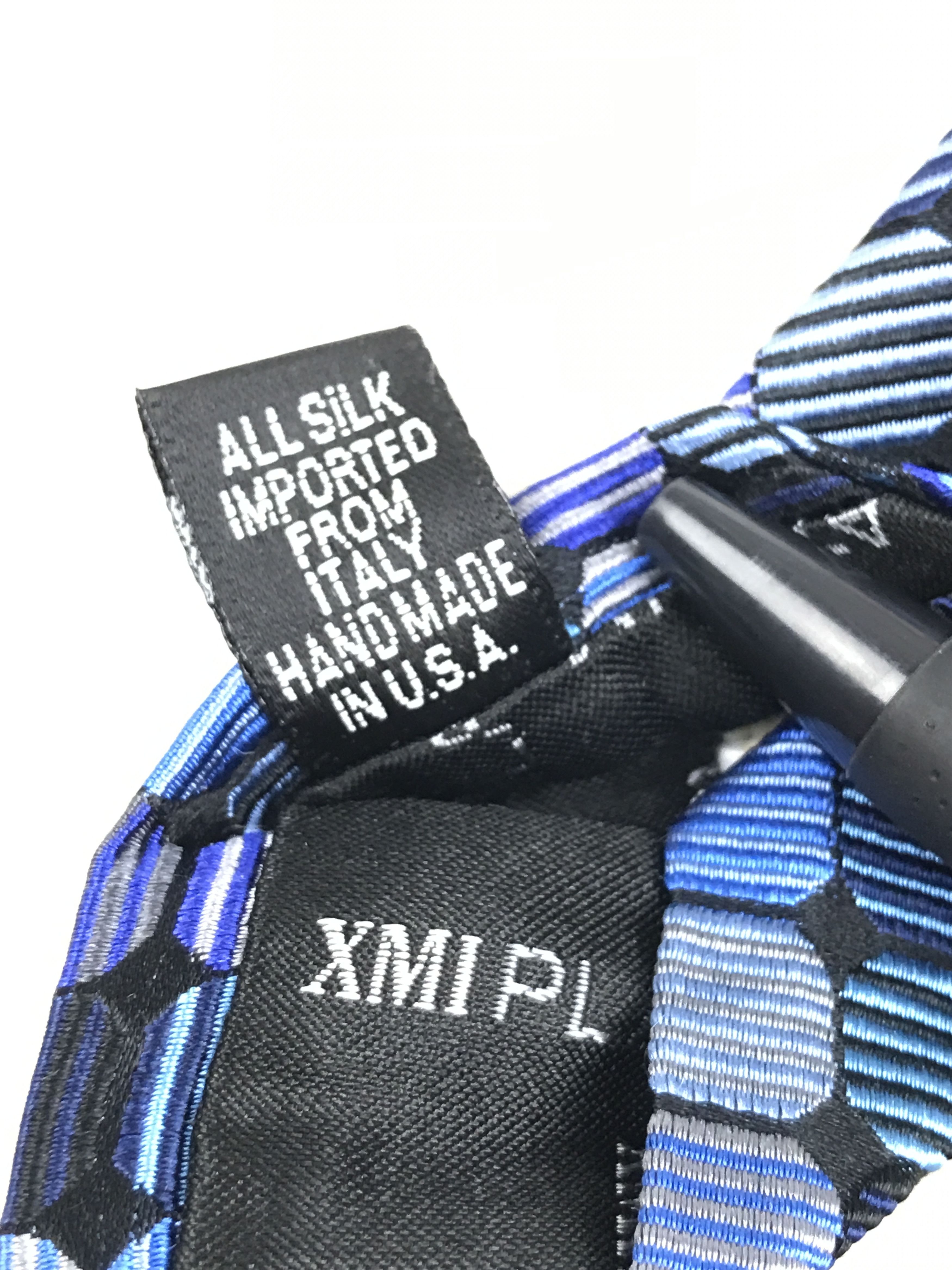 Vintage Vintage XMIPlatinum Silk Necktie Size ONE SIZE - 8 Thumbnail