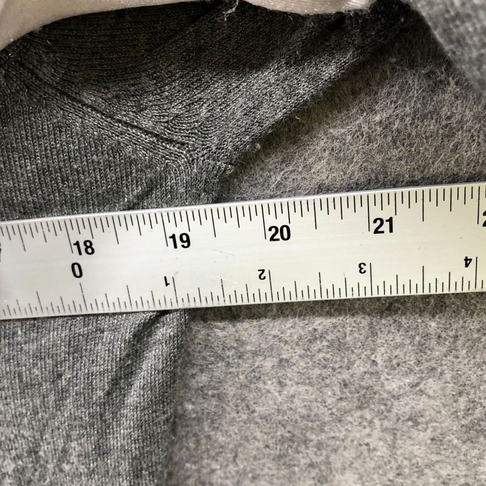 H&M H&M Turtleneck Sweater Dress Womens L Gray Pullover Tight Knit Mini Tunic Size L / US 10 / IT 46 - 7 Thumbnail